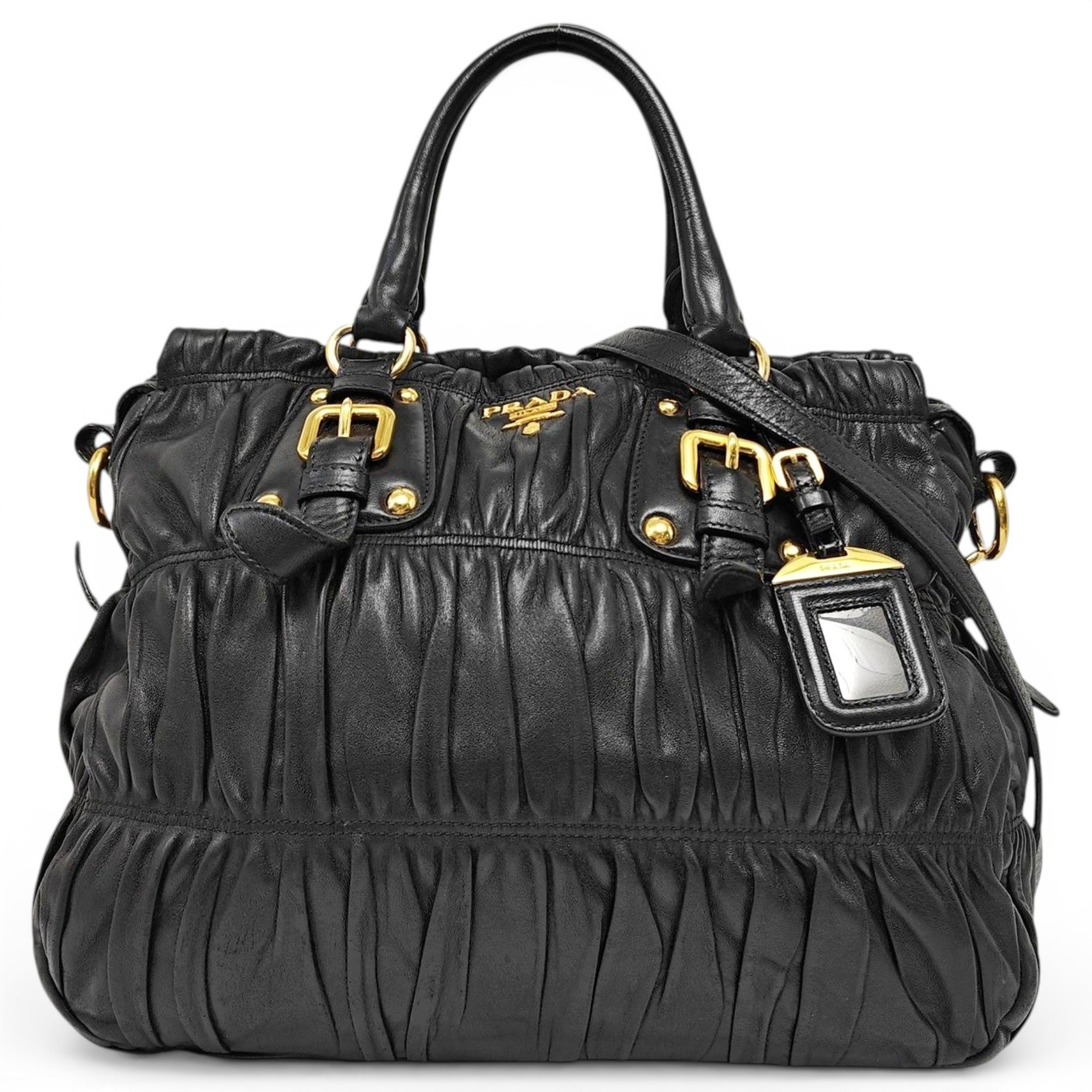 Leather handbag