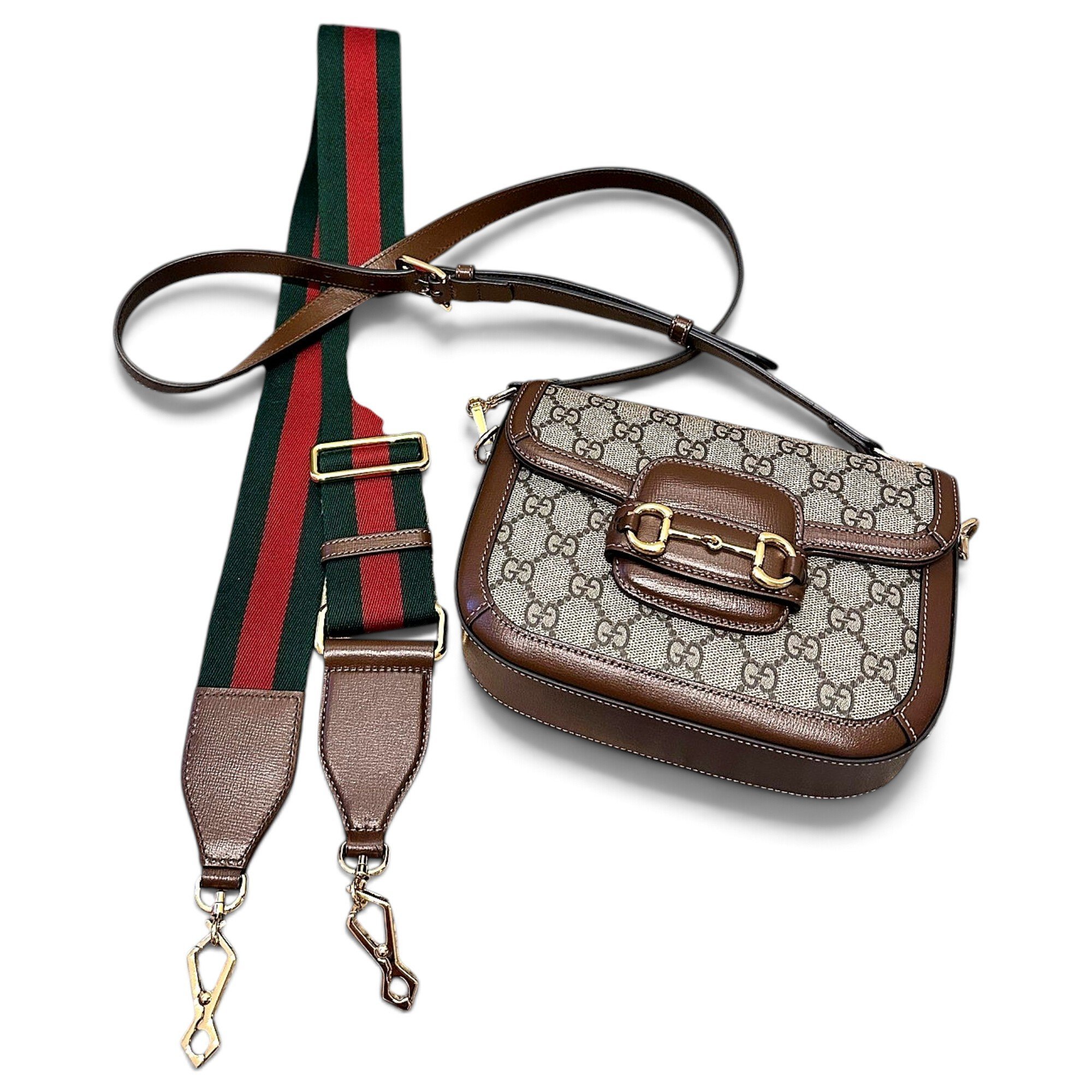 Horsebit 1955 Flap leather handbag
