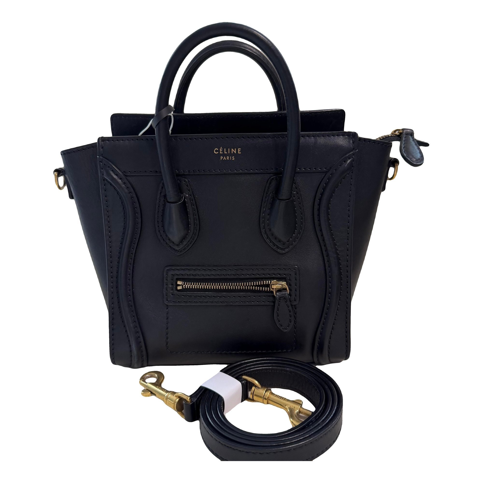 Nano Luggage leather handbag