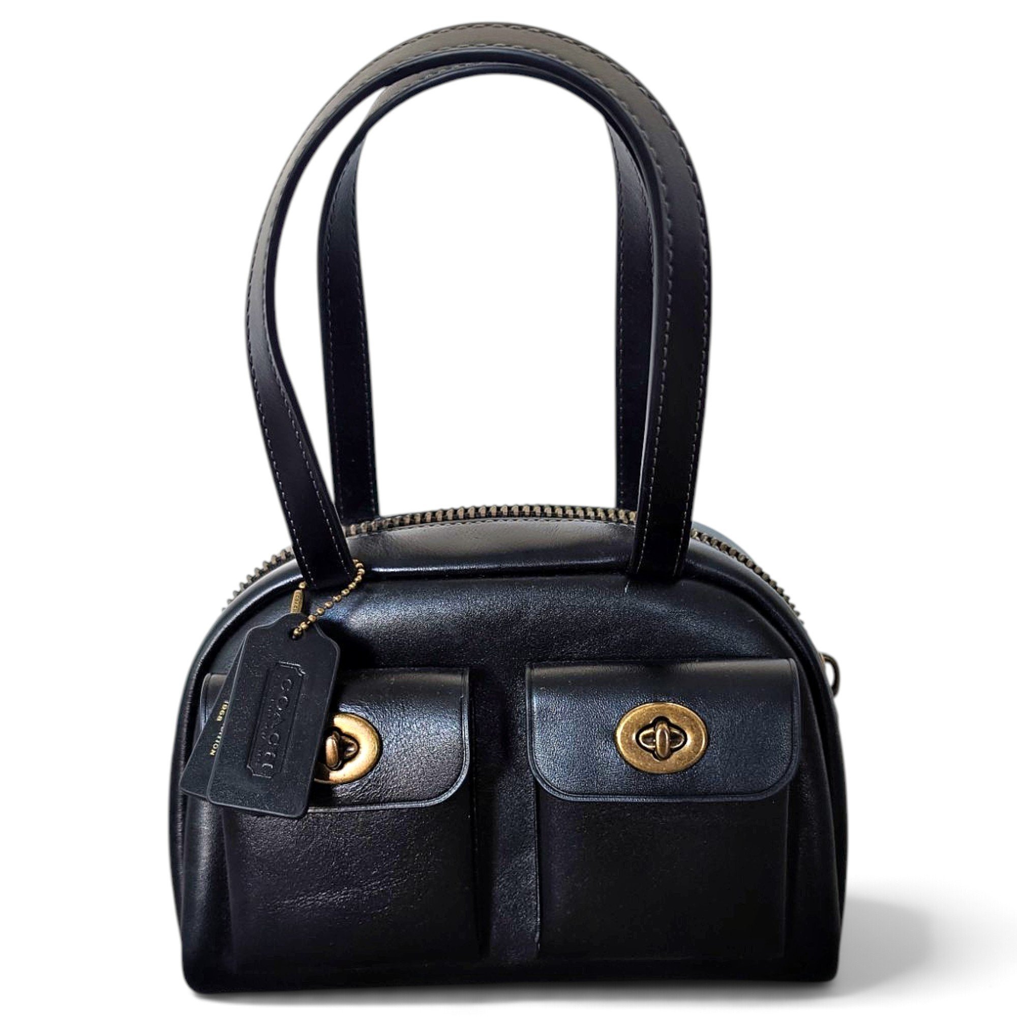 Leather handbag