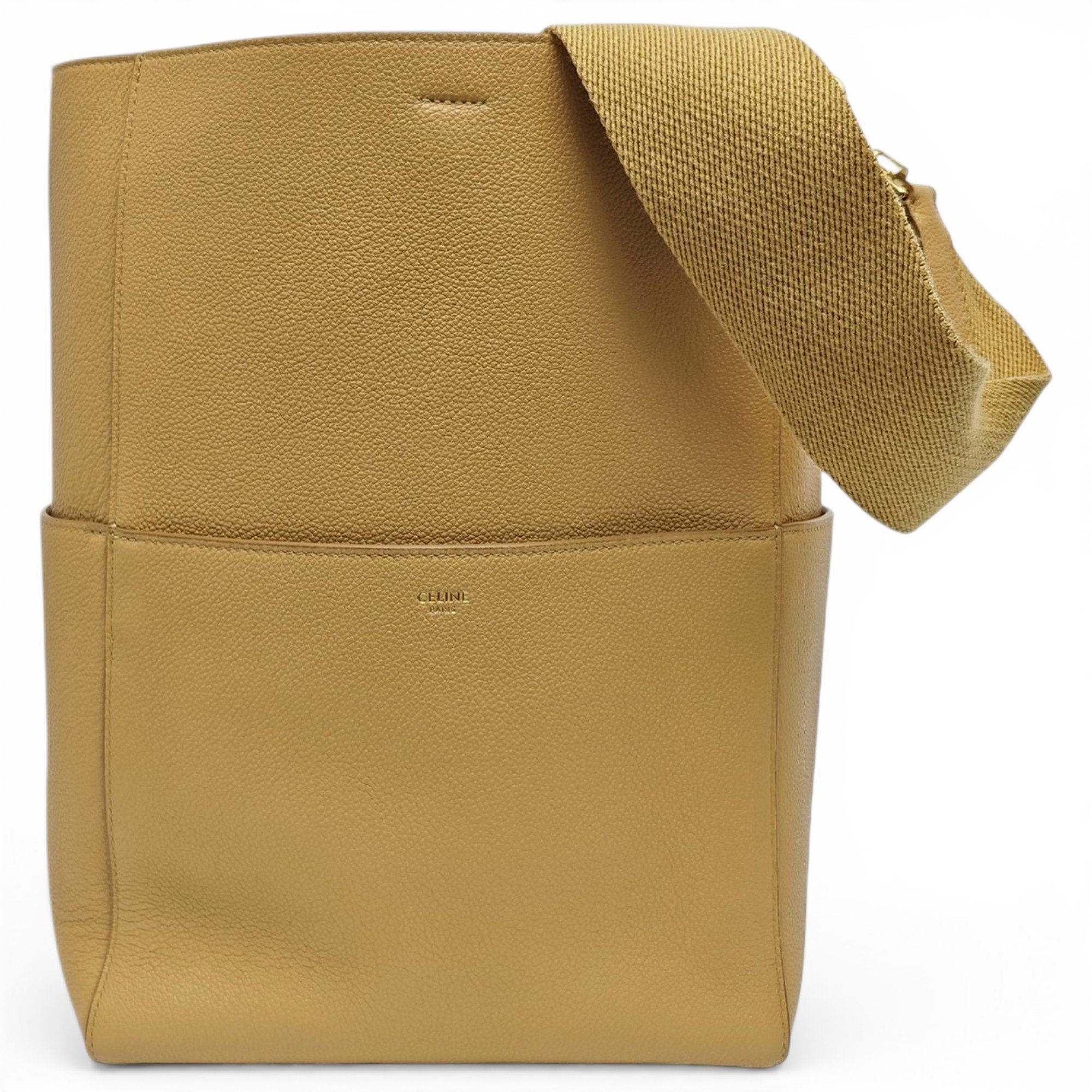 Seau Sangle leather tote