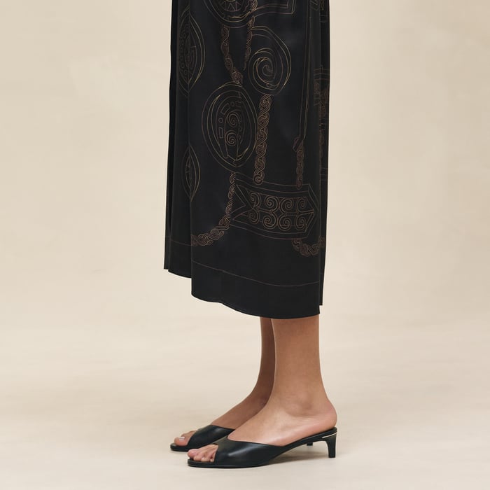 Noir "l'Enseigne Du Sellier" Caftan