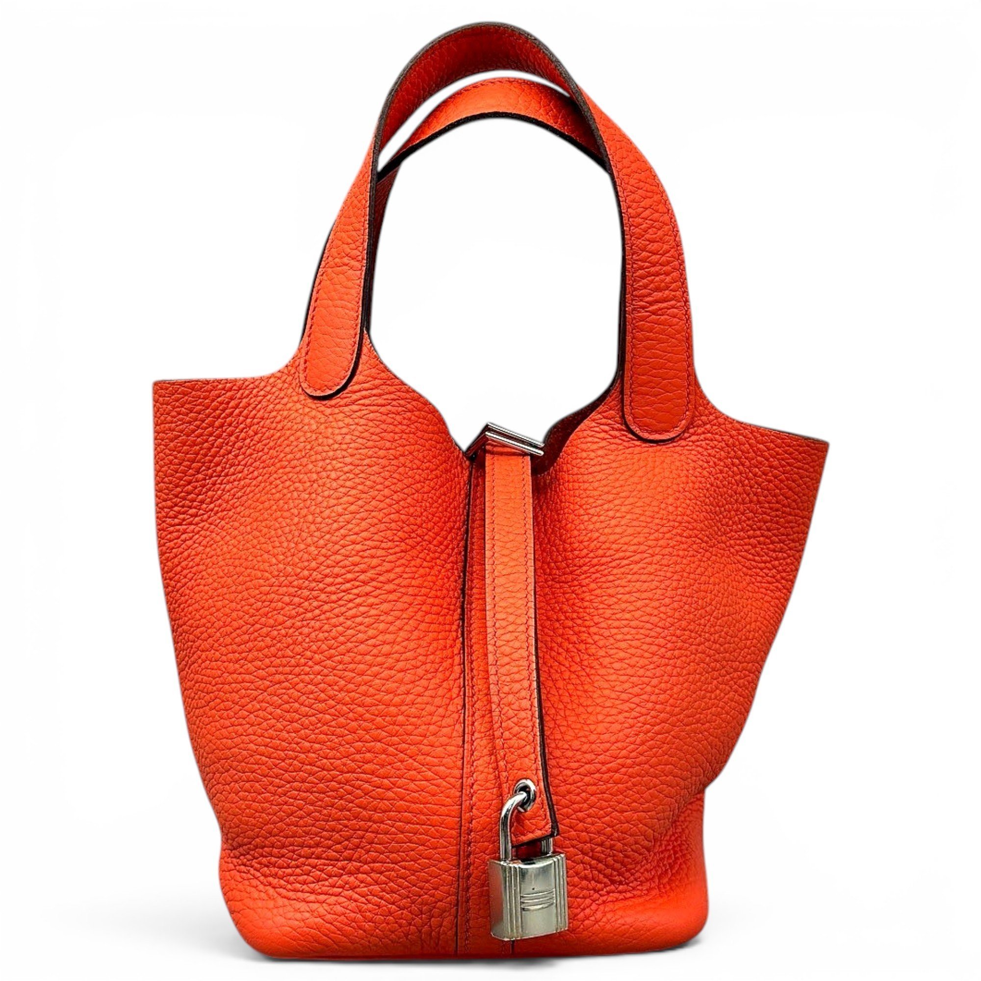 Picotin leather handbag