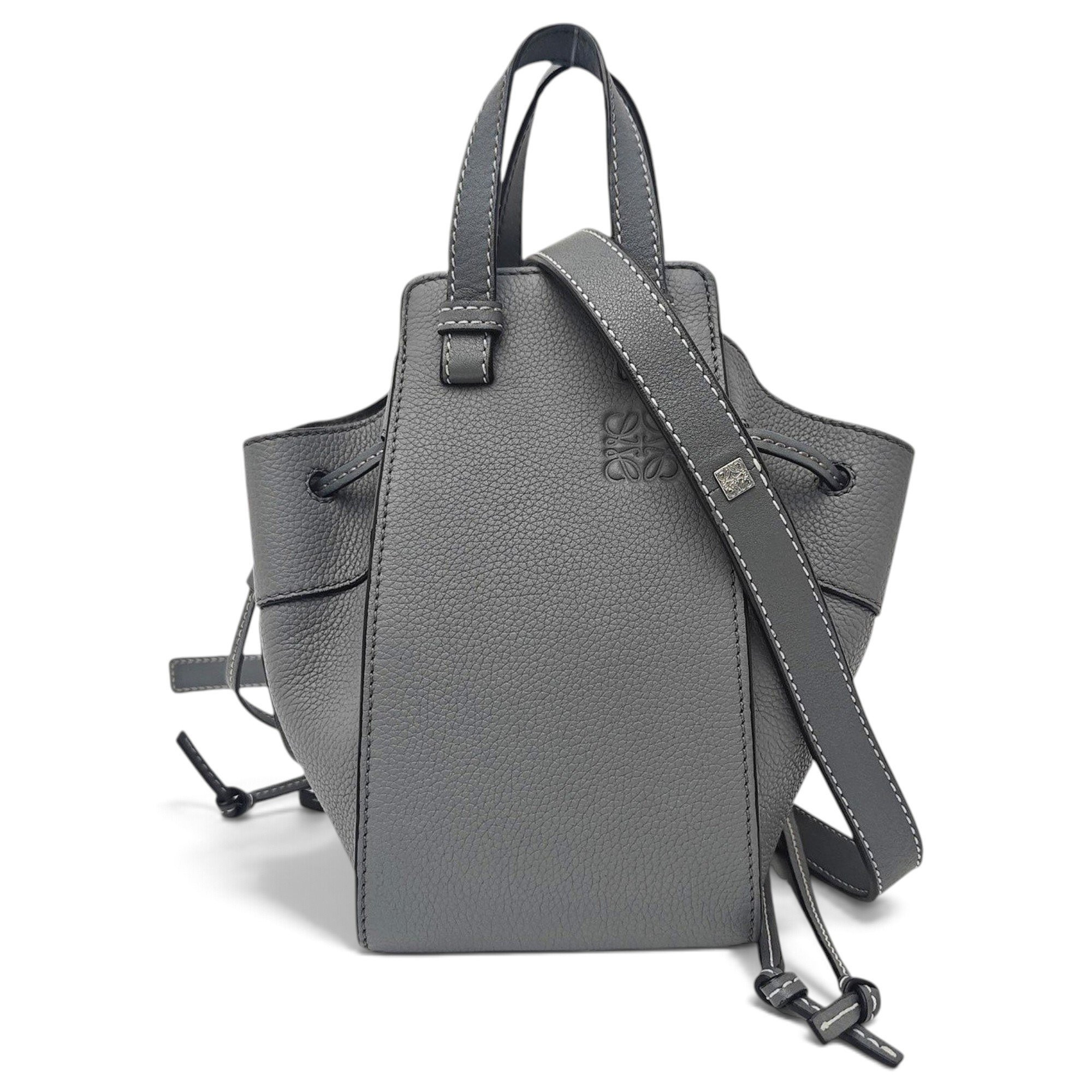 Hammock leather handbag