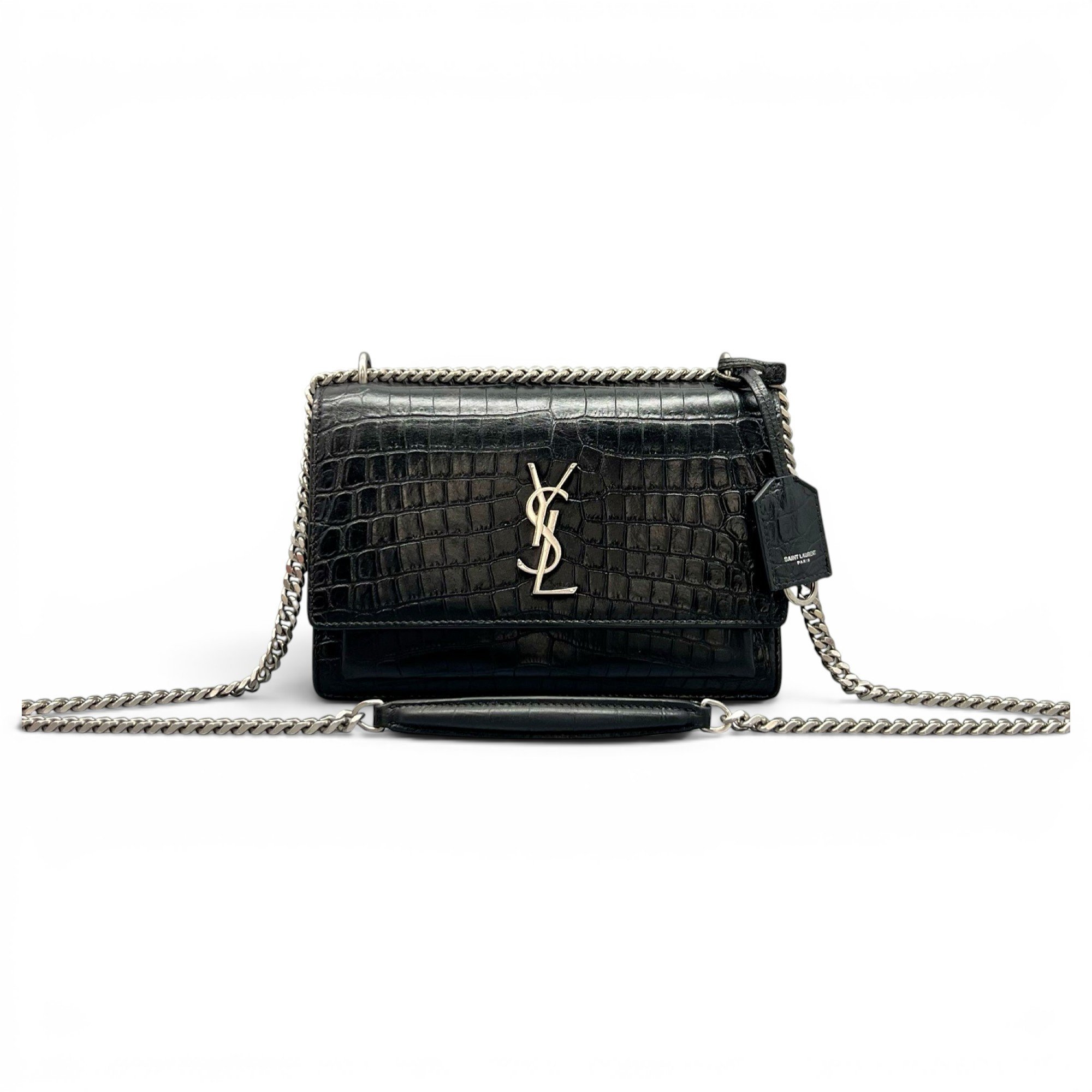 Sunset leather handbag