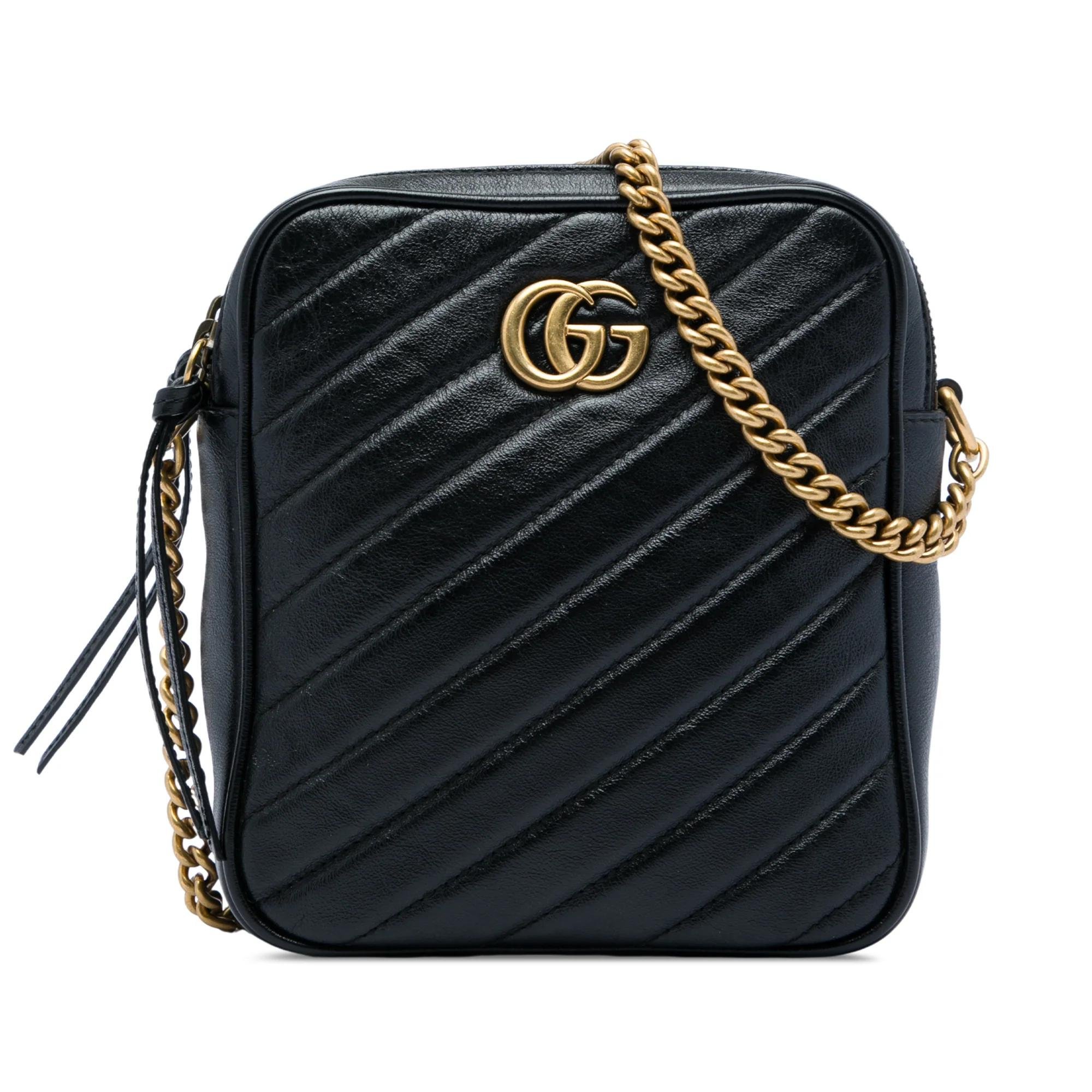 GG Marmont pony-style calfskin handbag