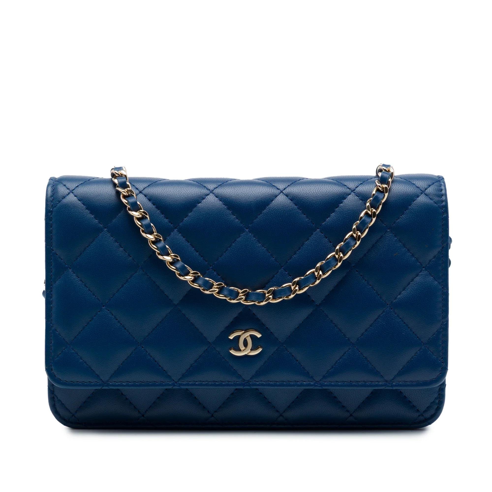 Wallet On Chain Timeless/Classique pony-style calfskin handbag