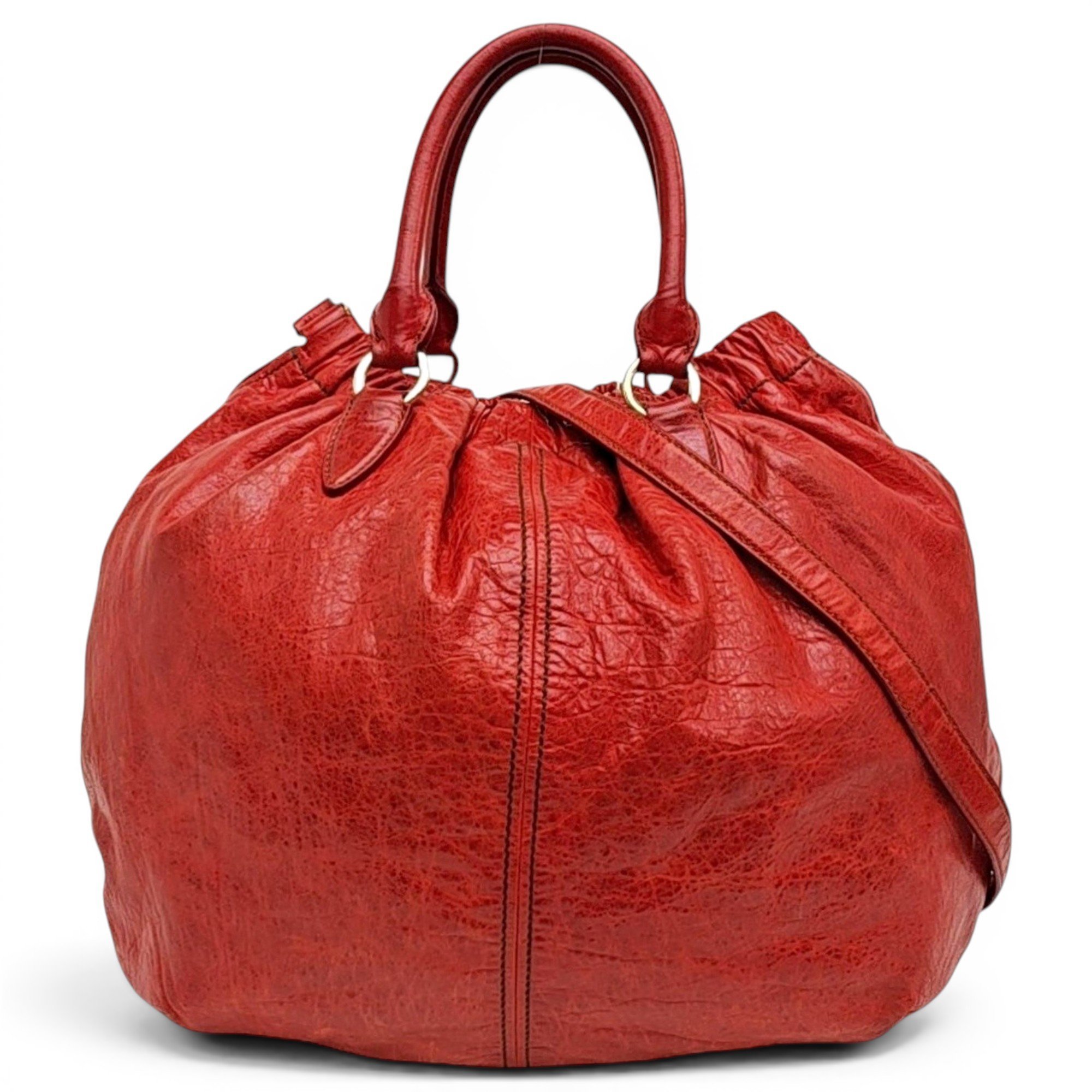 Leather handbag