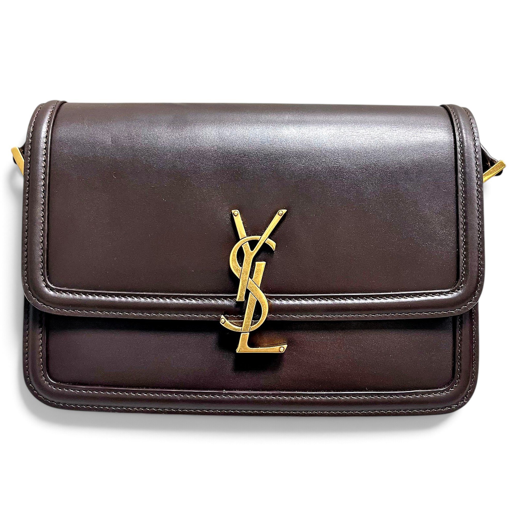 Solférino leather handbag