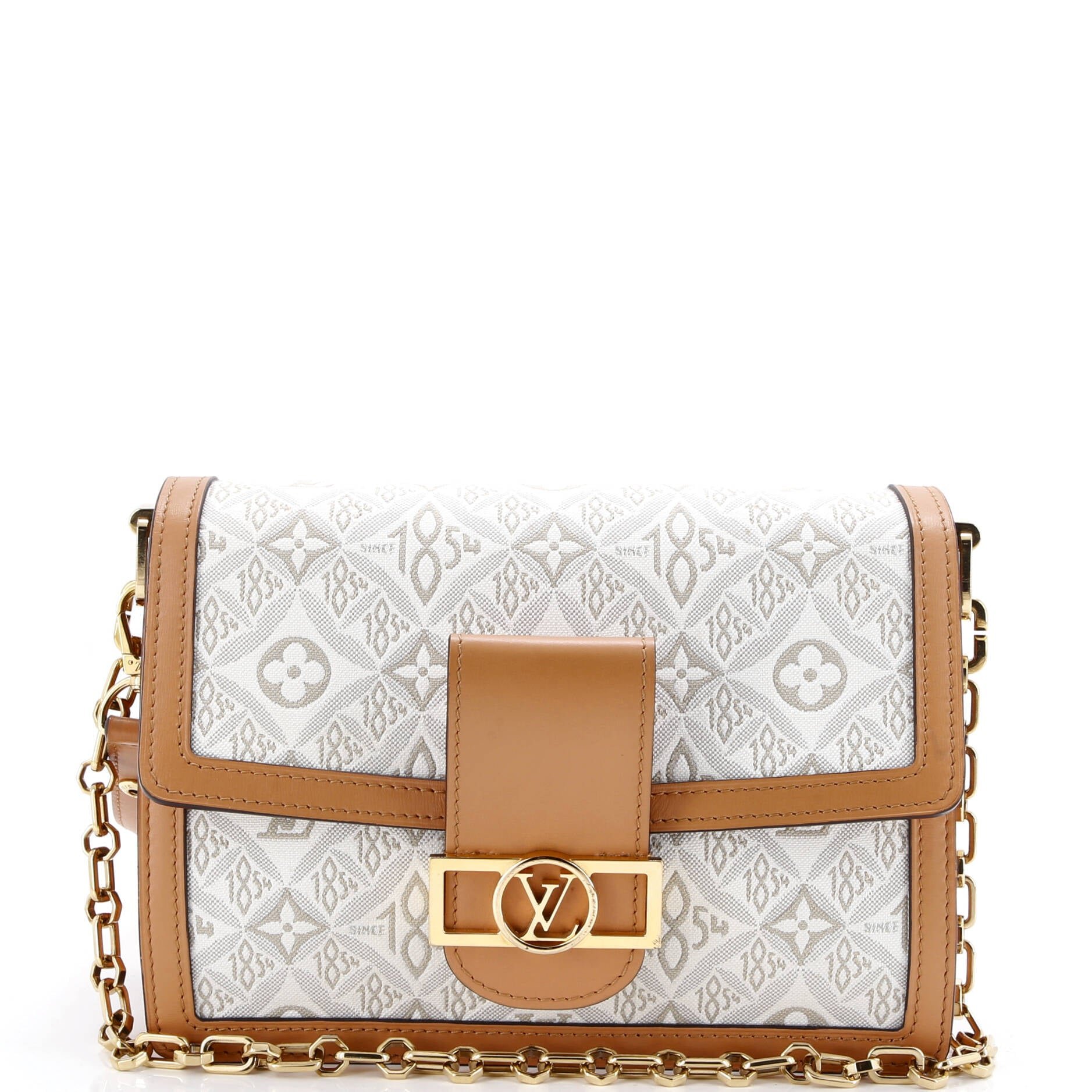 Louis Vuitton Dauphine Shoulder Bag Limited Edition Since 1854 Monogram Jacquard MM