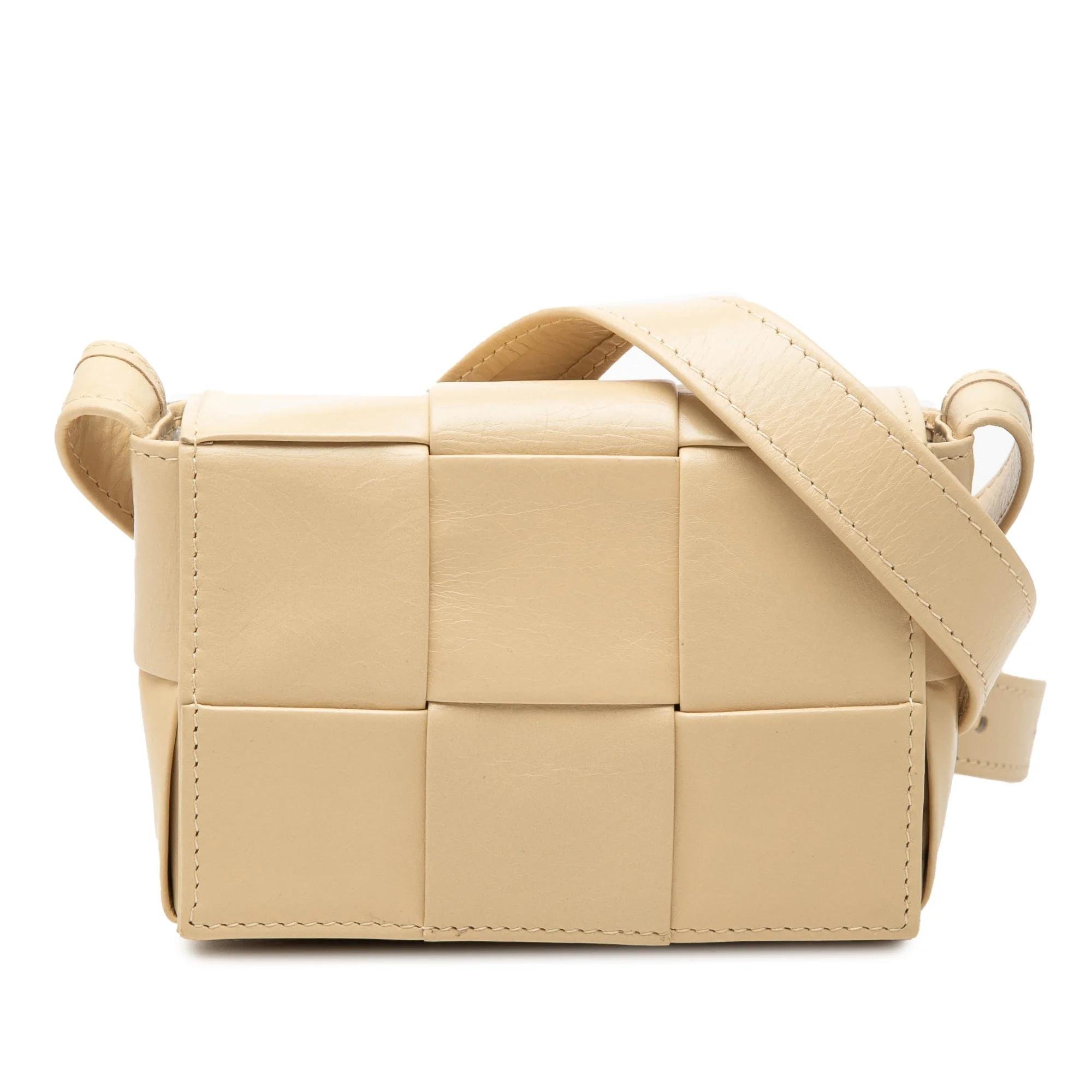 Cassette leather crossbody bag