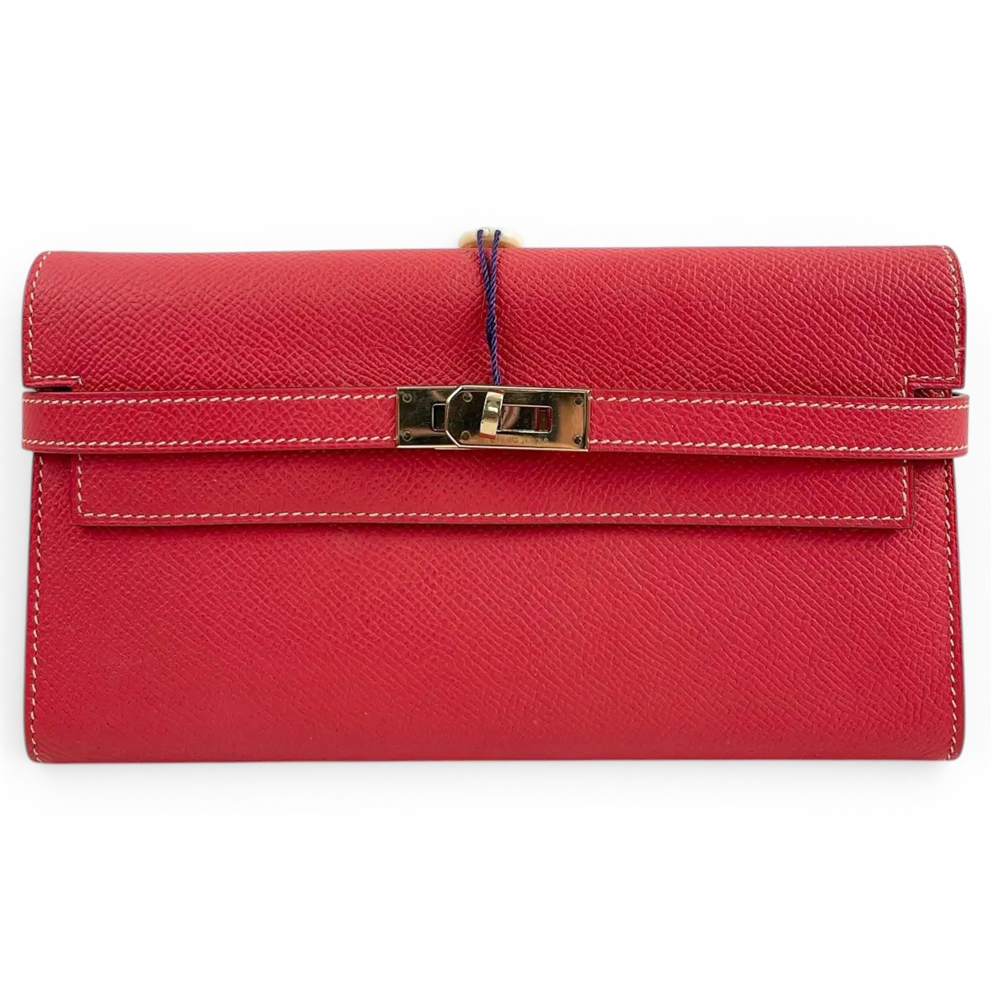 Kelly to go leather clutch bag