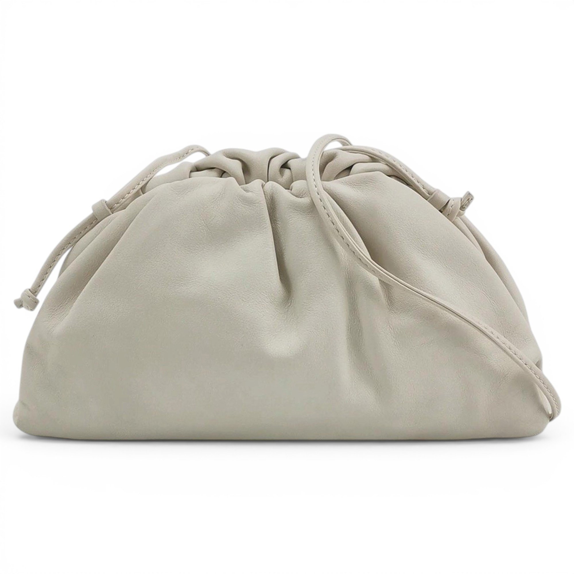 Pouch leather handbag