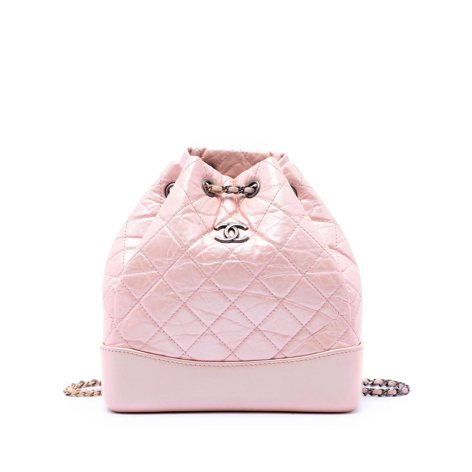 Chanel Gabrielle leather backpack