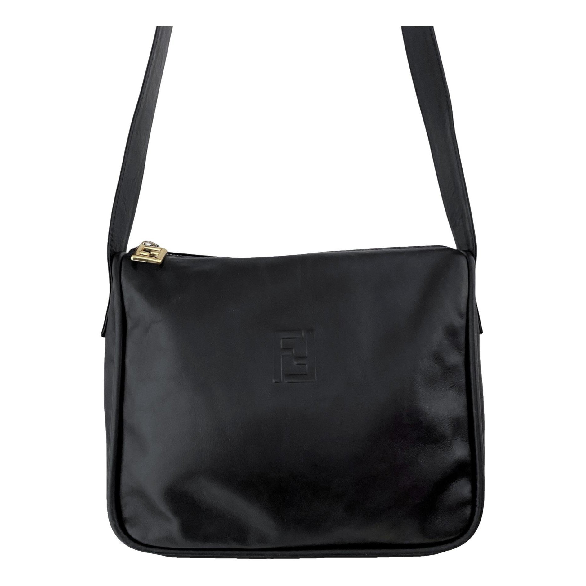 Leather crossbody bag