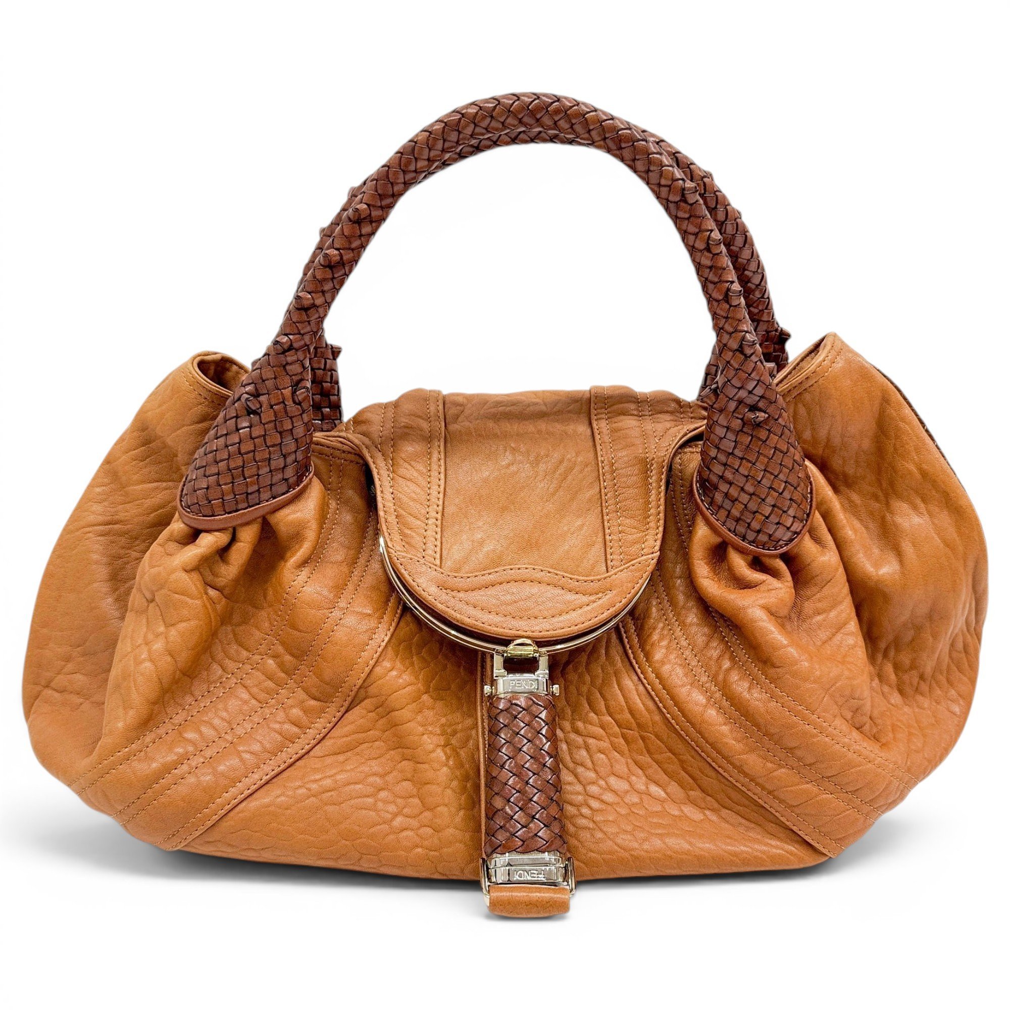 Spy leather handbag