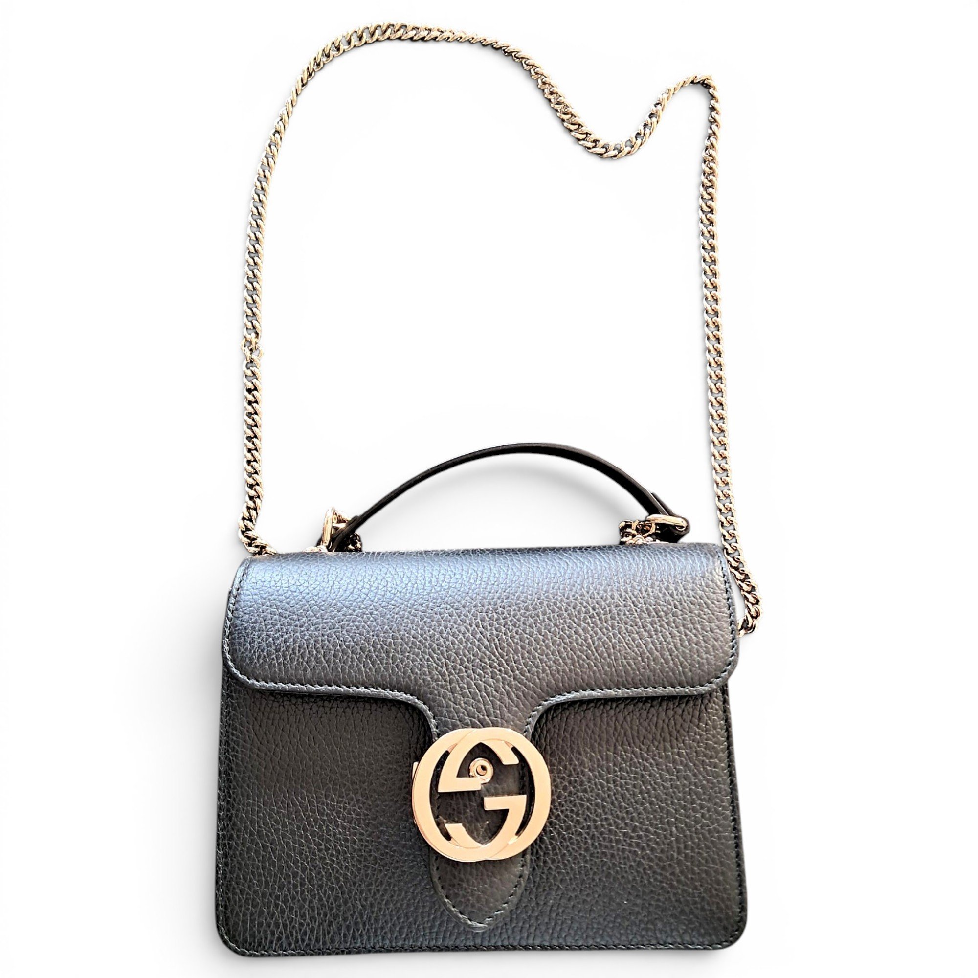 Leather handbag