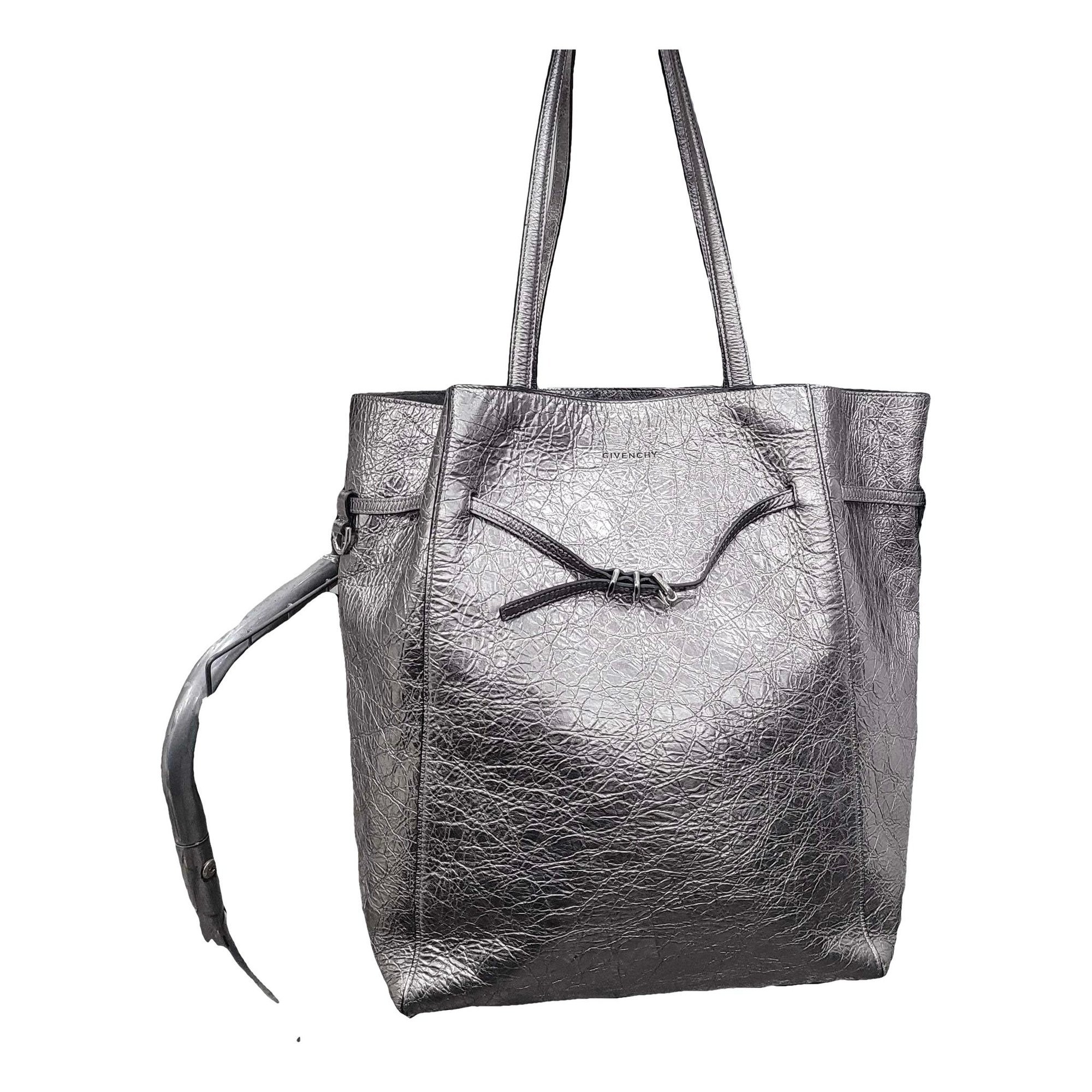 Leather tote