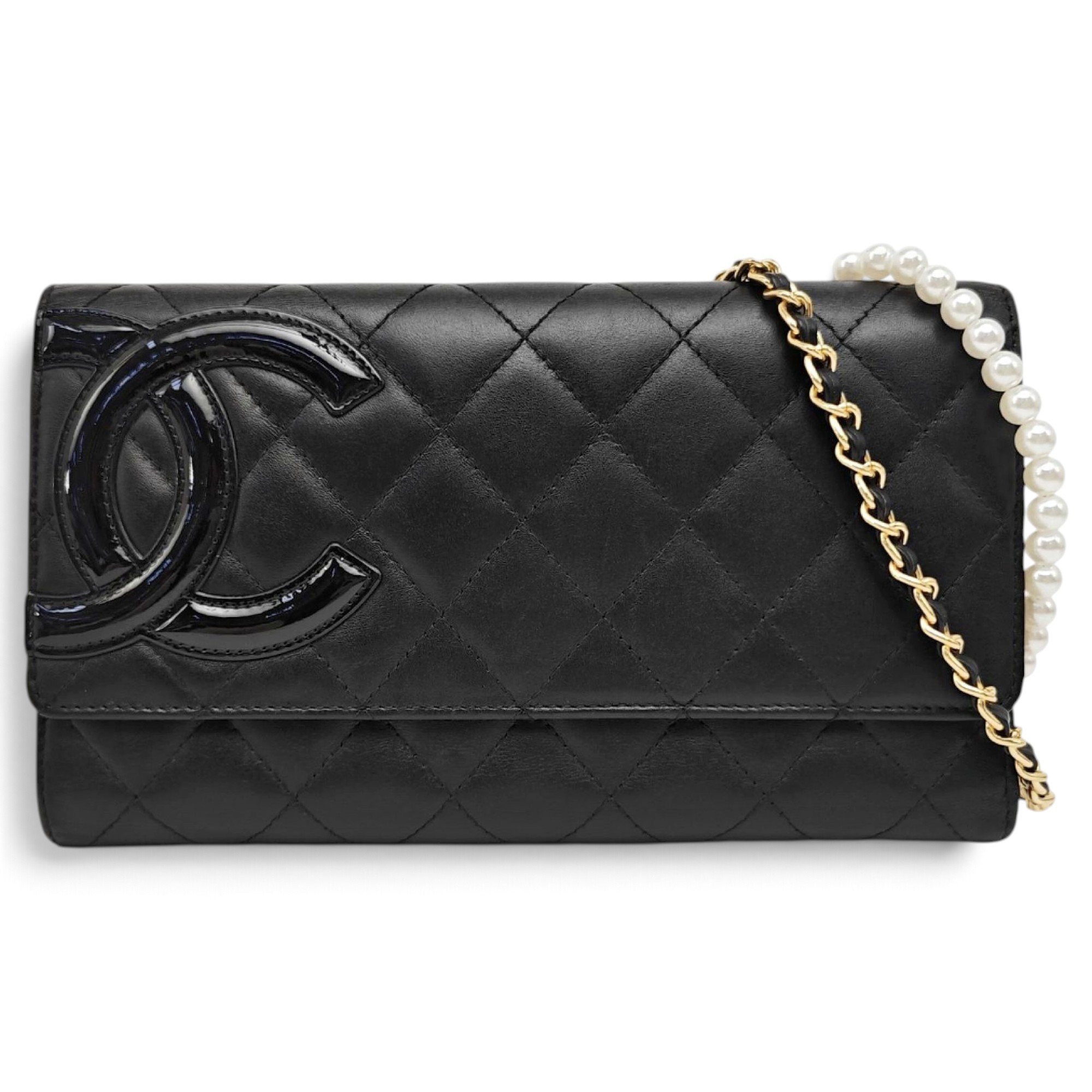 Wallet On Chain Cambon leather handbag