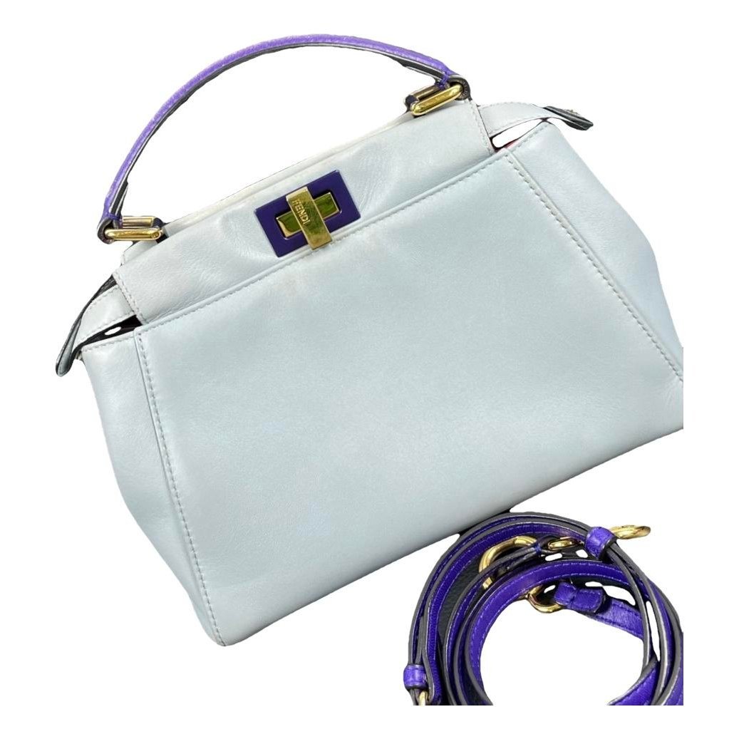 Peekaboo leather handbag