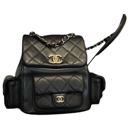 Leather backpack