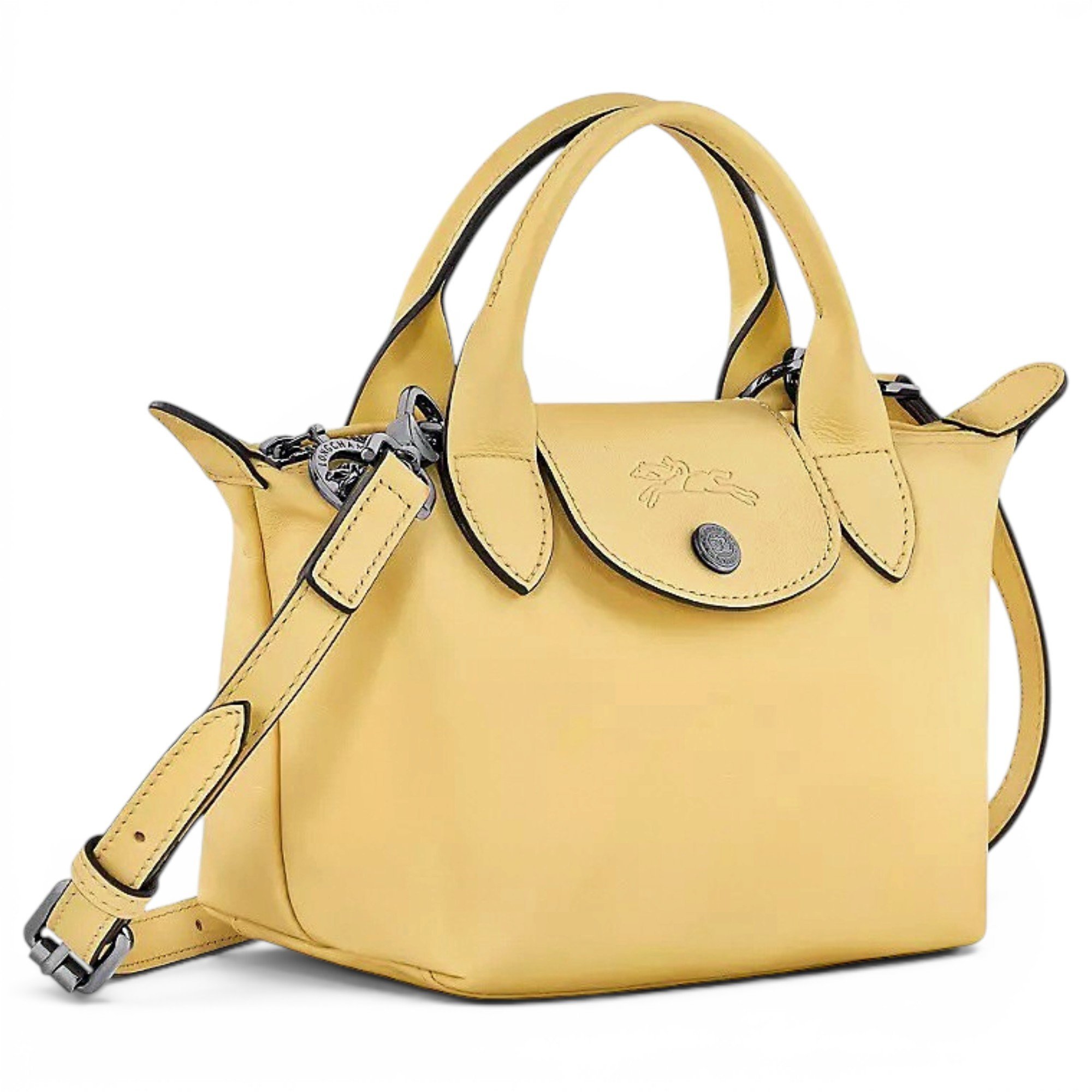 Pliage leather handbag