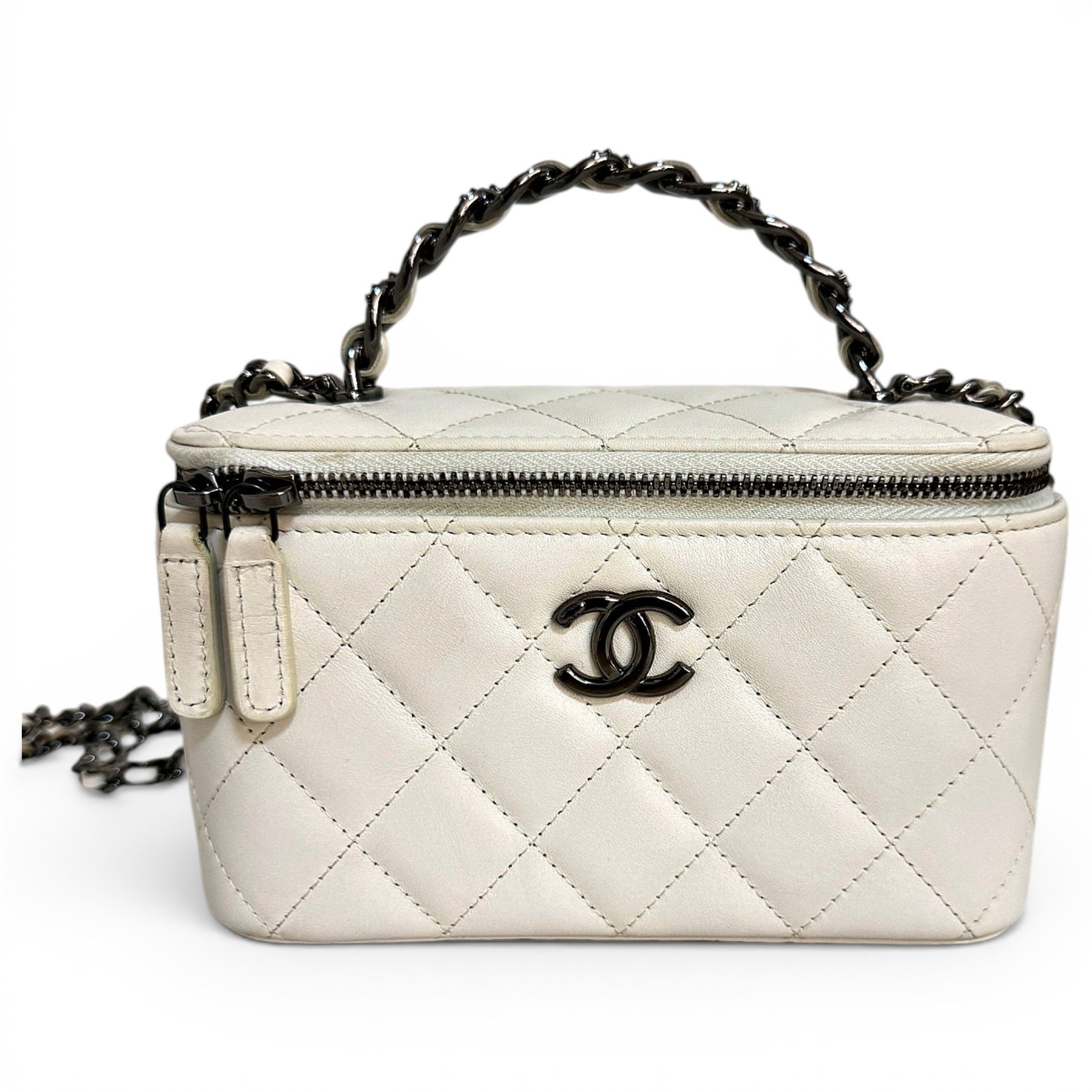 Vanity leather bag