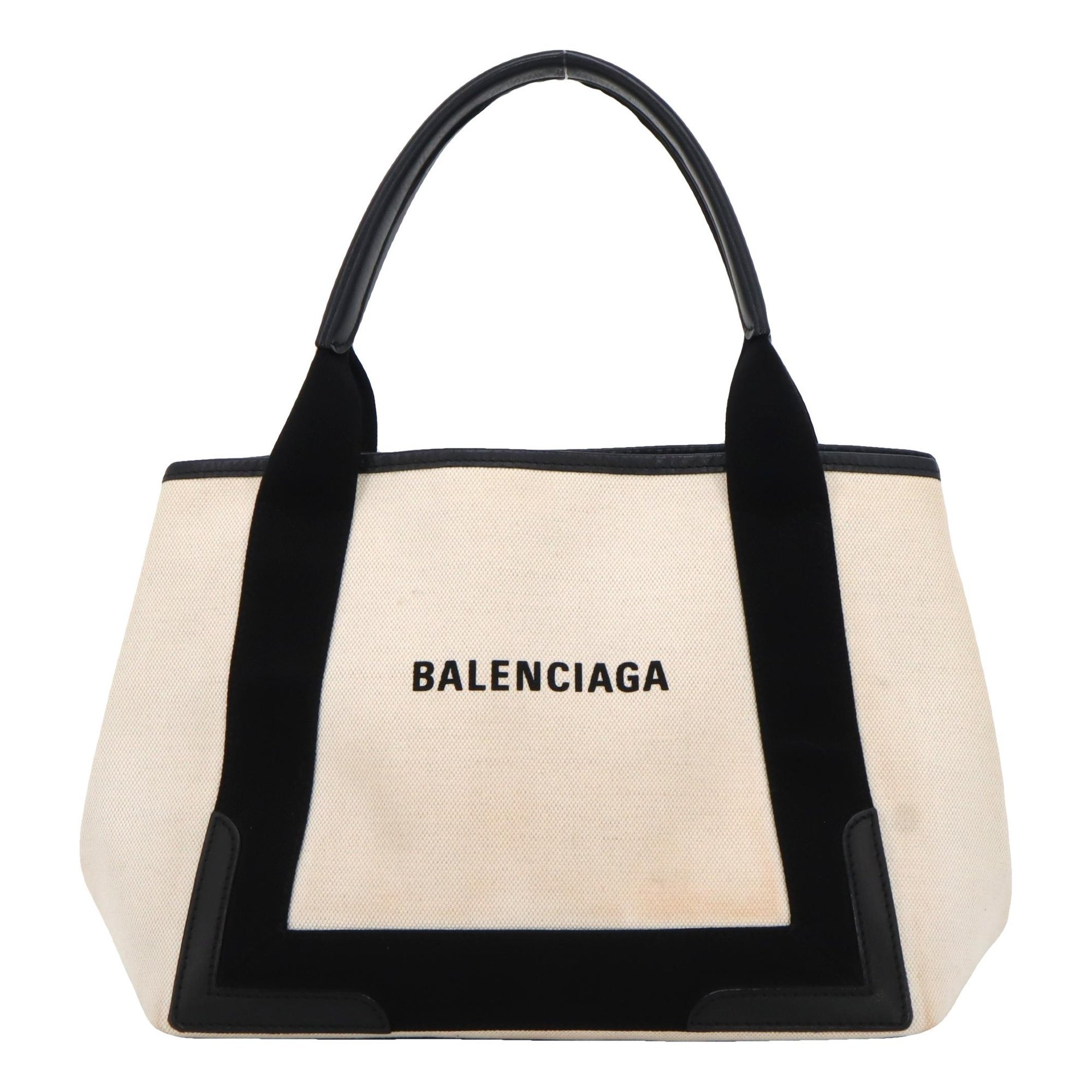 Navy cabas cloth tote