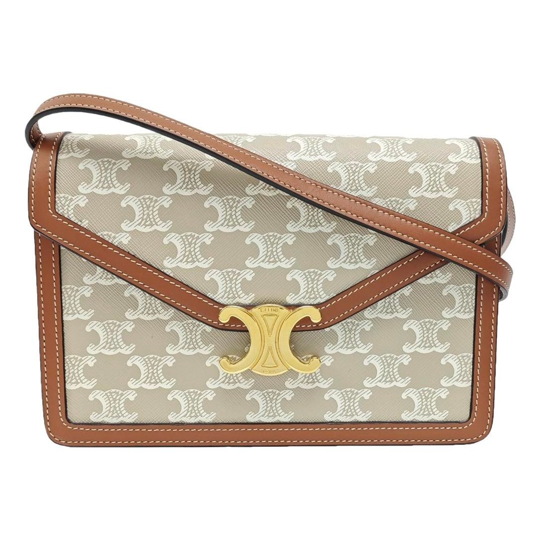 Triomphe leather handbag