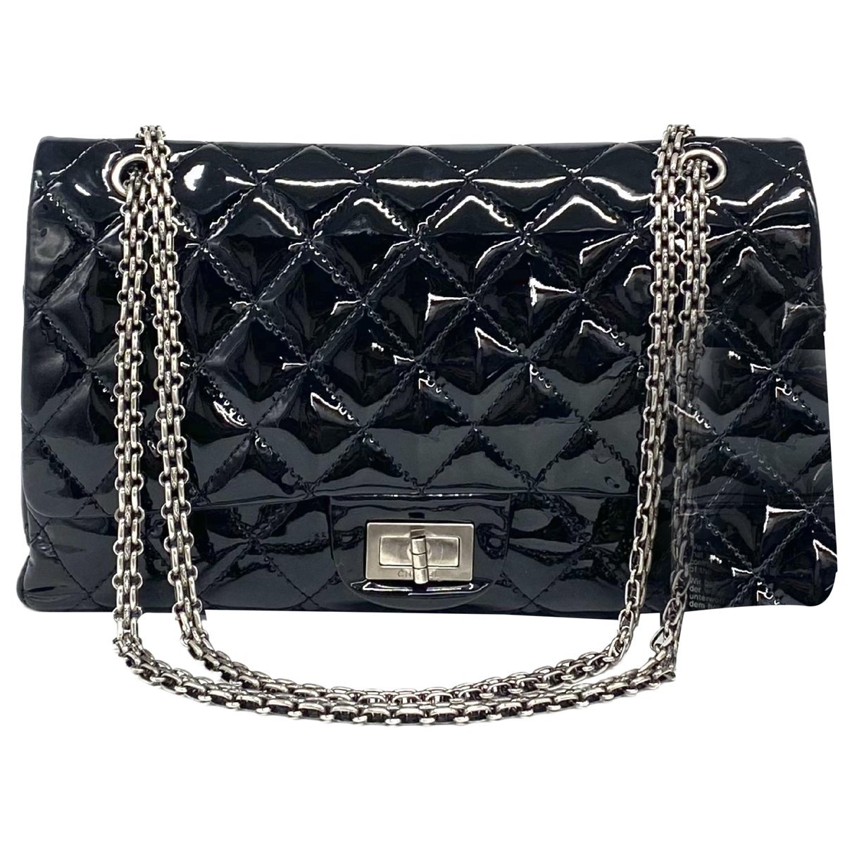 2.55 patent leather handbag