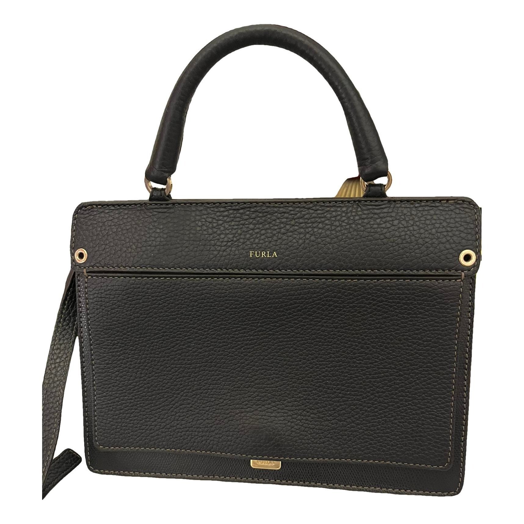 Leather handbag