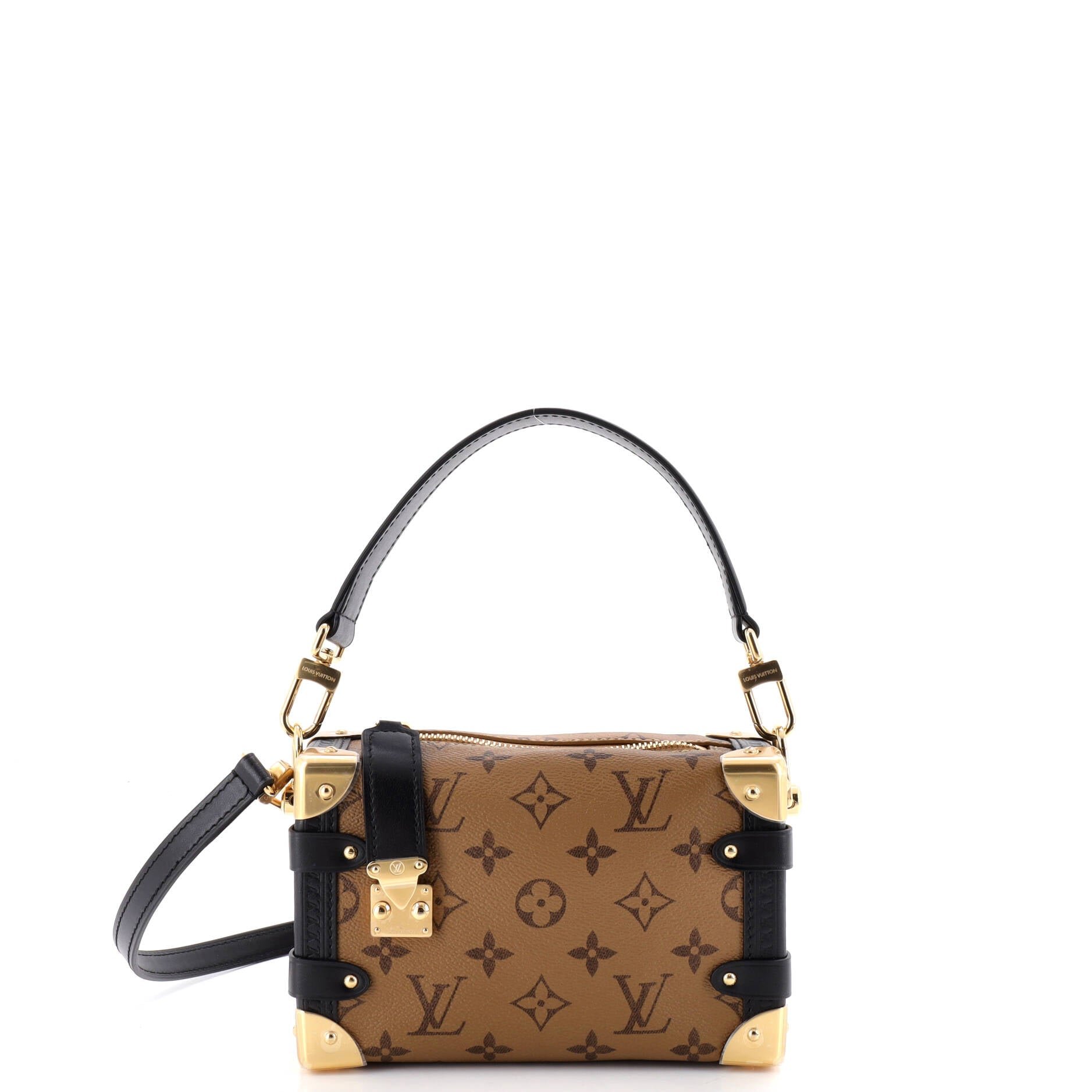 Side Trunk Handbag Reverse Monogram Canvas PM