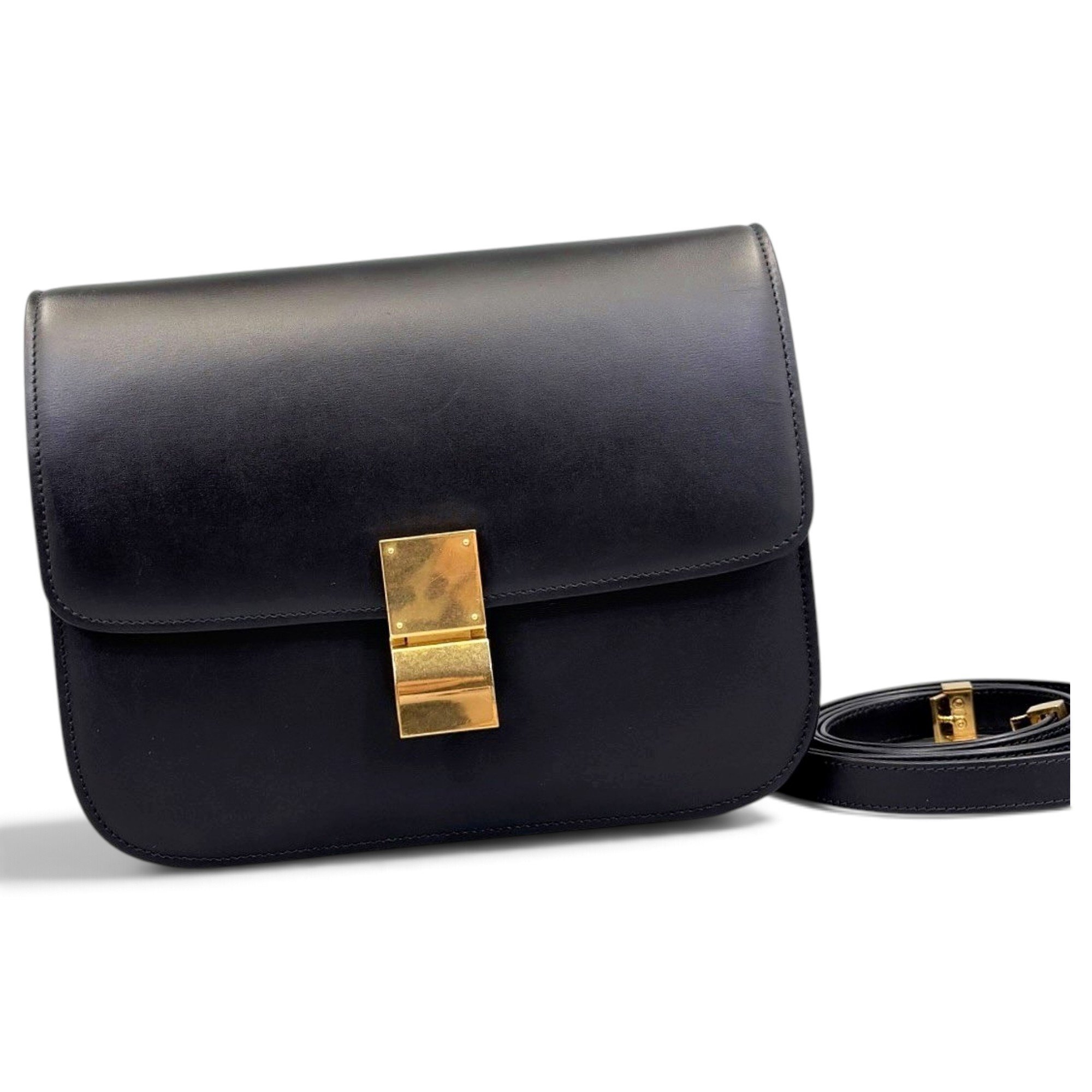 Classic leather handbag