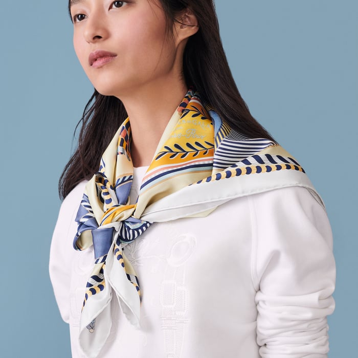 Epaulettes de Gala Double Face scarf 90