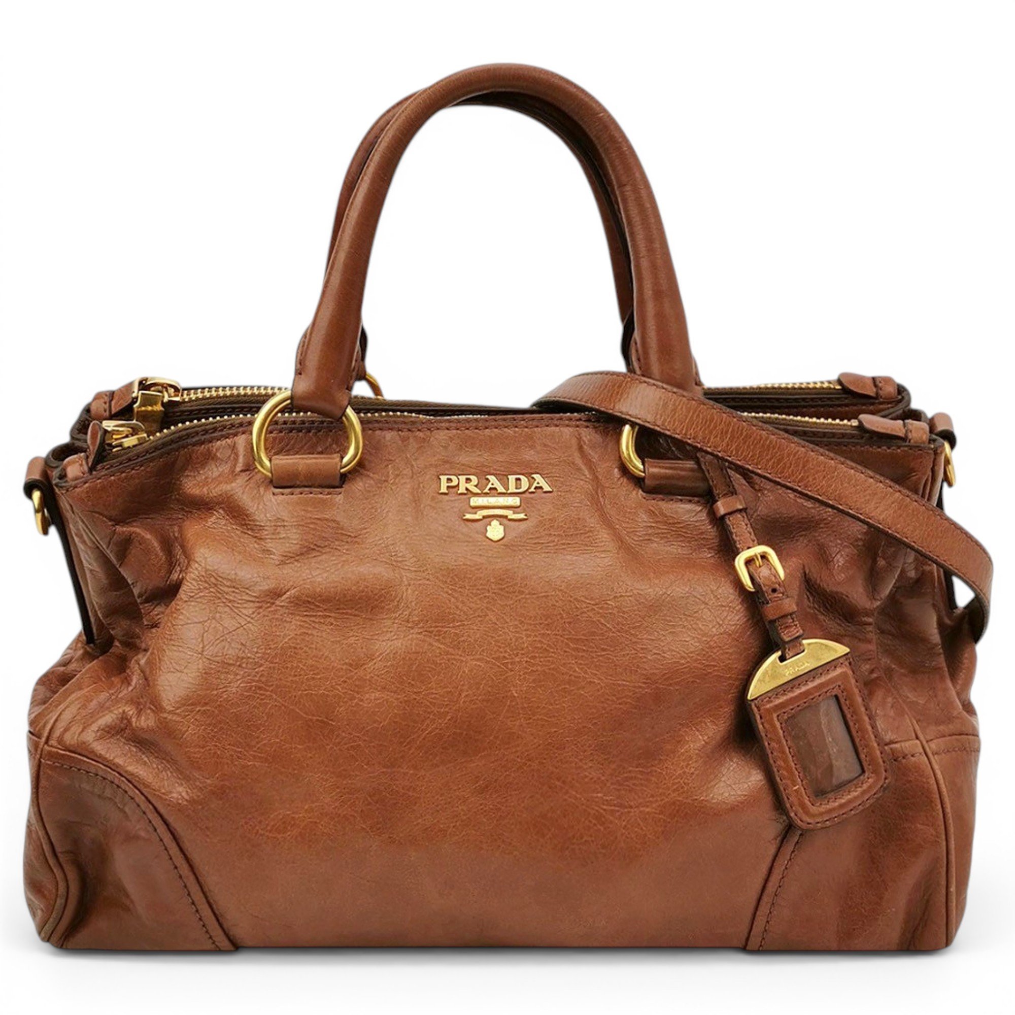 Leather handbag