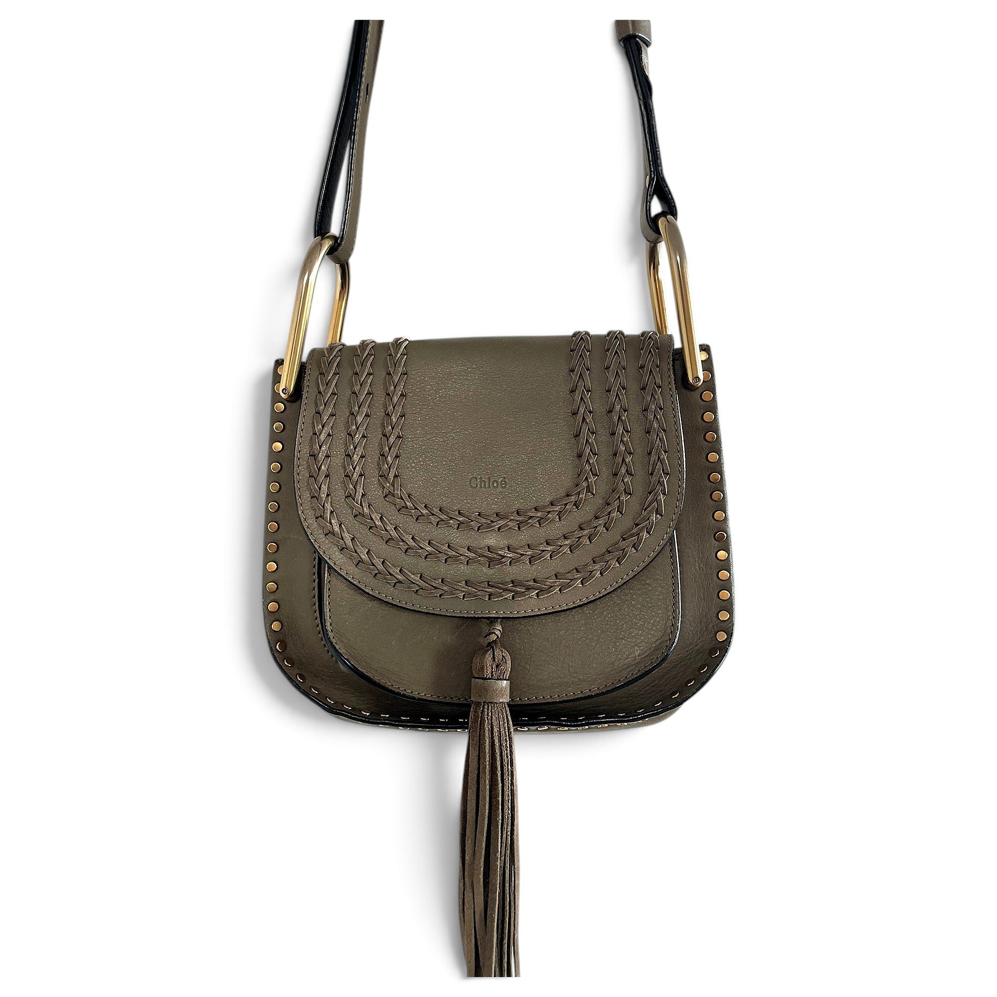 Hudson leather crossbody bag