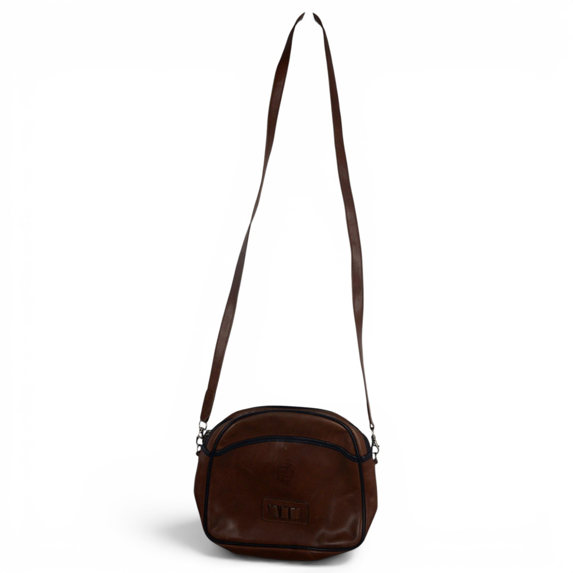 Camera case leather crossbody bag