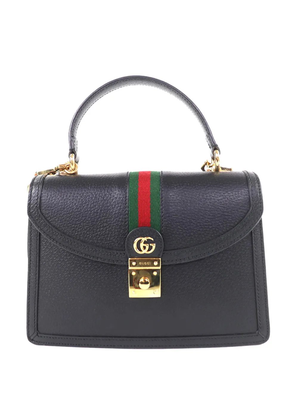 2000-2015 Small Calfskin Web Ophidia Top Handle Flap satchel