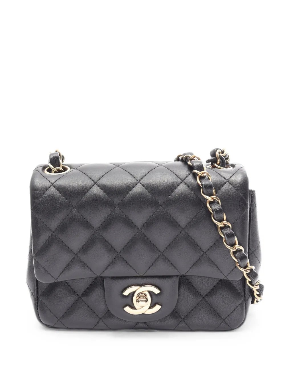 2021 Matelassé chain-strap leather shoulder bag