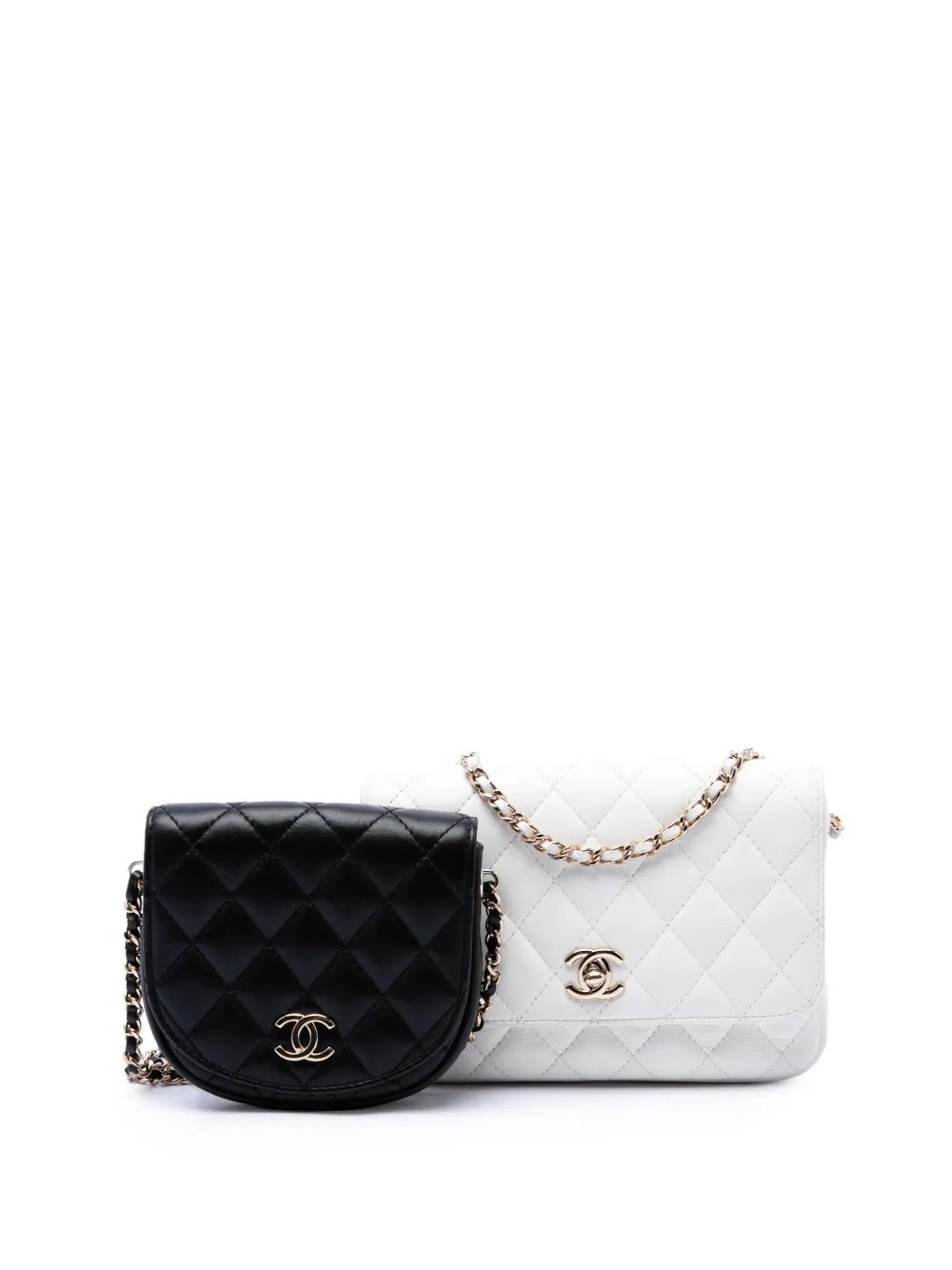 2019 CC Quilted Lambskin Side Packs Flap crossbody bag