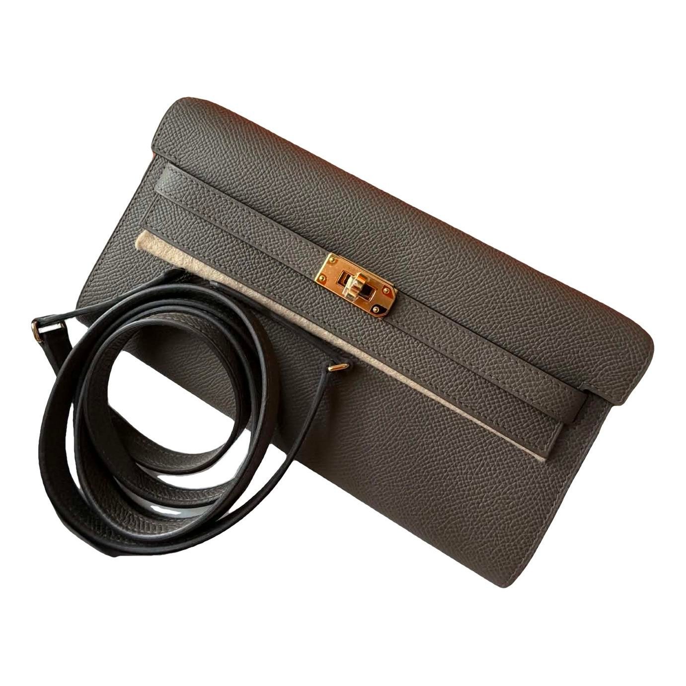 Kelly to go leather clutch bag