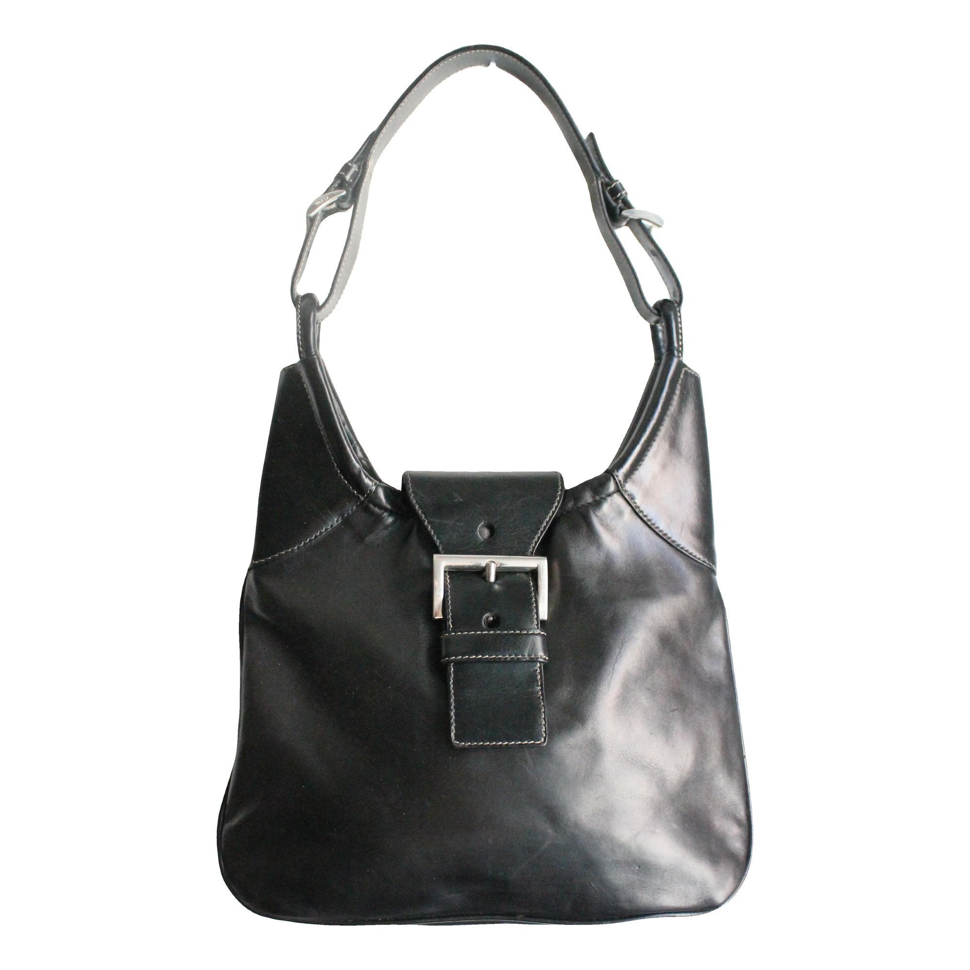 Moon leather handbag