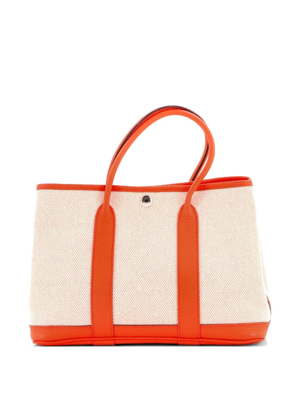 Garden Party Toile and Leather 30 tote bag