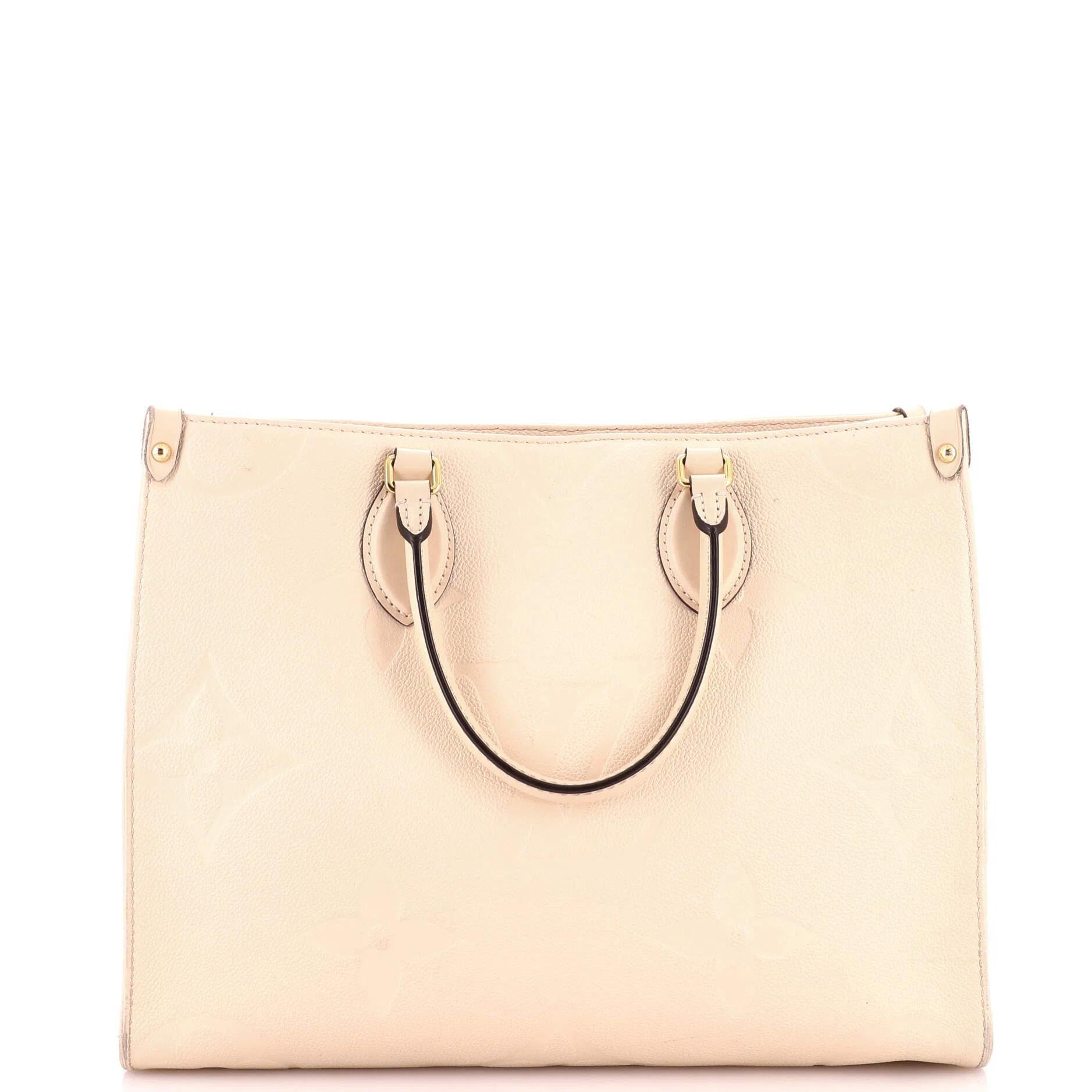 Leather tote