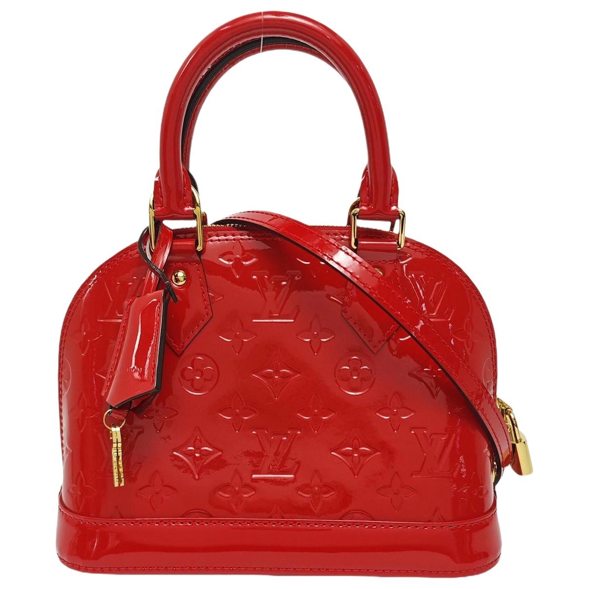 Alma BB patent leather handbag