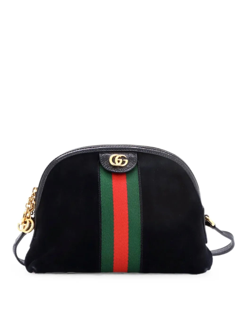 Ophidia Dome Shoulder Bag Suede Small crossbody bag