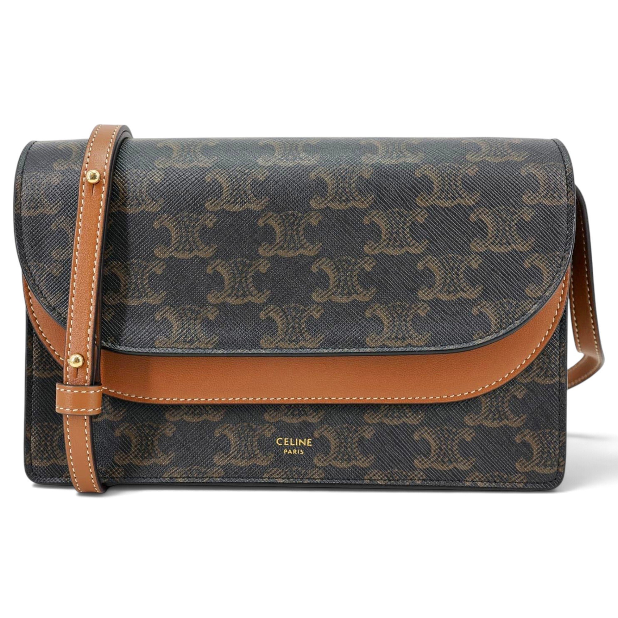Triomphe cloth handbag