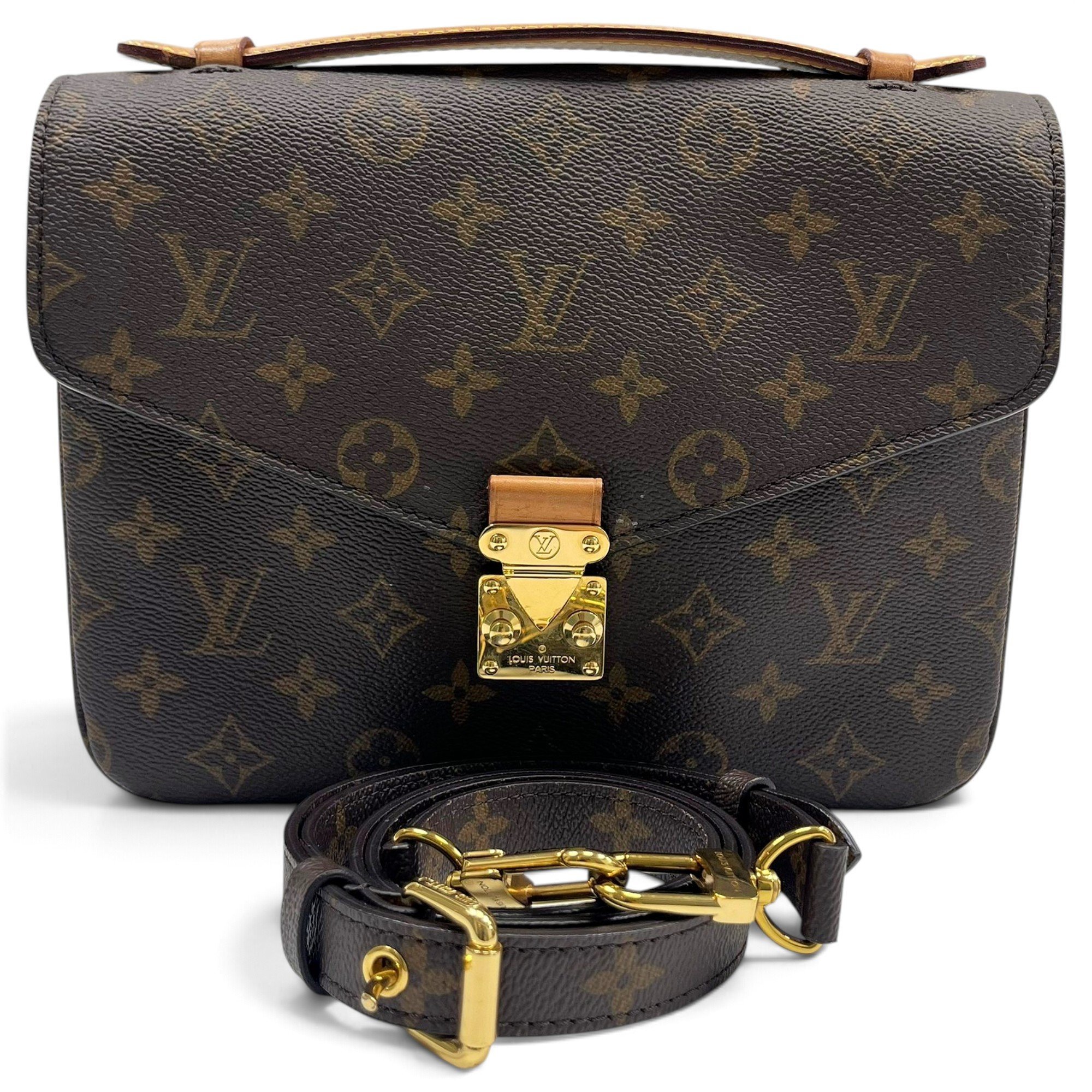 Metis leather handbag