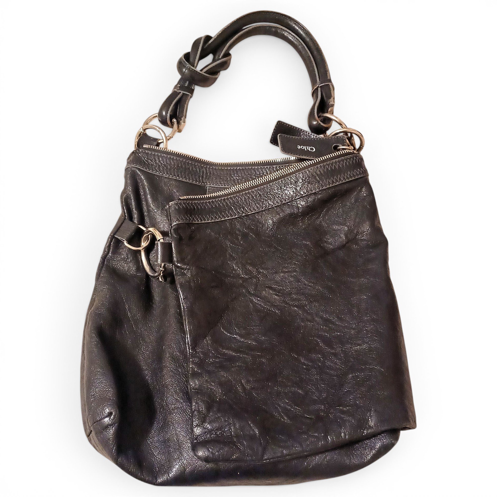 Mony leather handbag