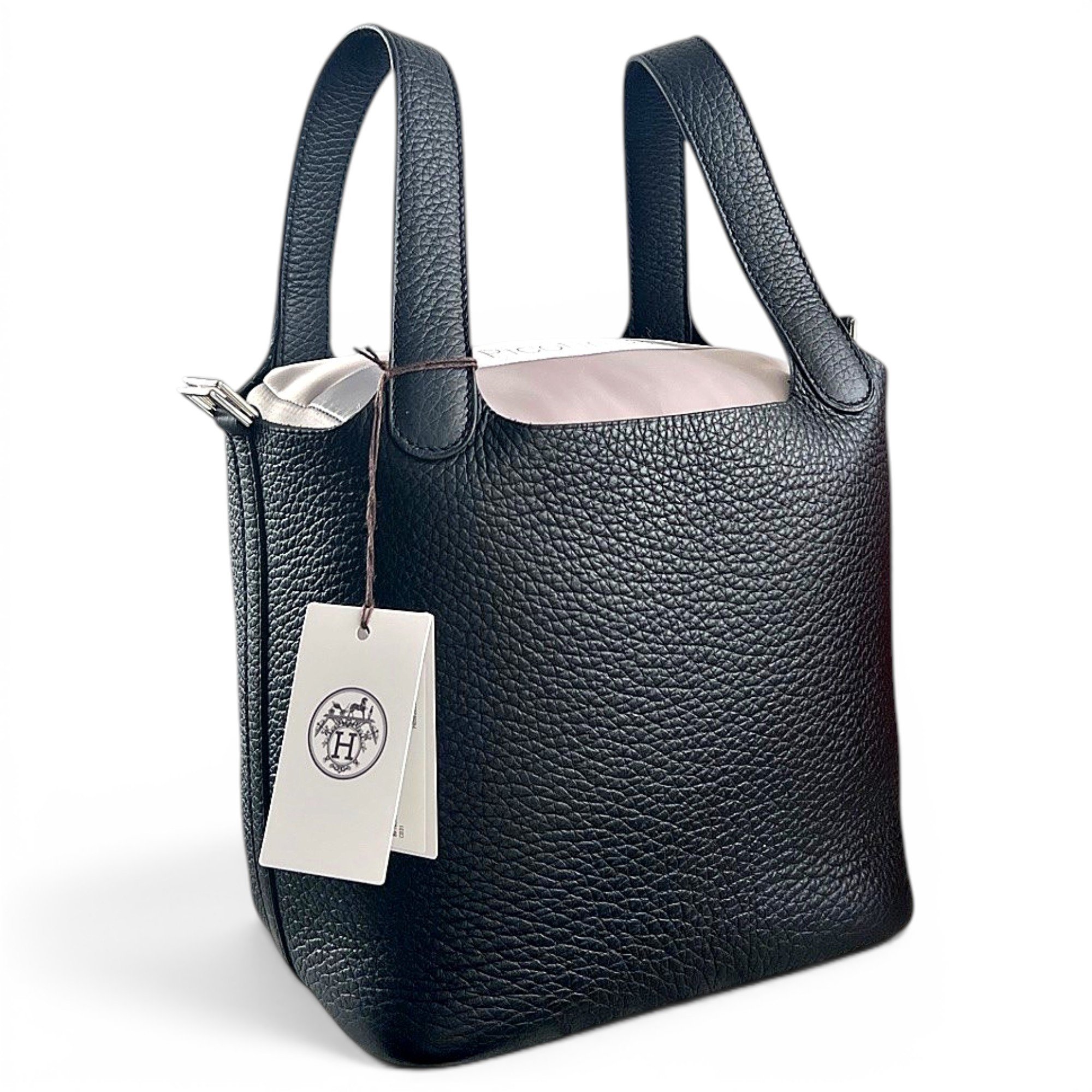 Picotin leather handbag